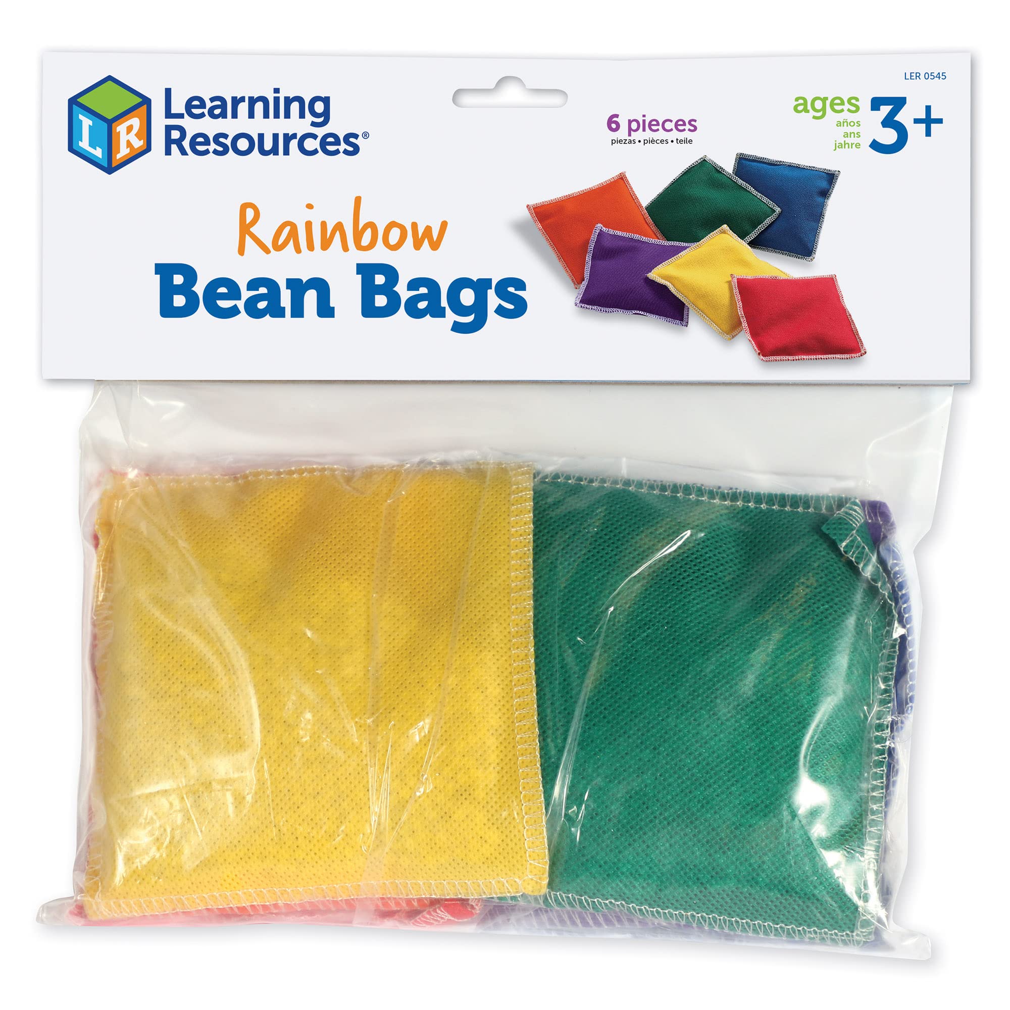 Bean Bags Learning Resources Rainbow, 6 Piezas, Prek+, 3 Años O Más - Venta Internacional.