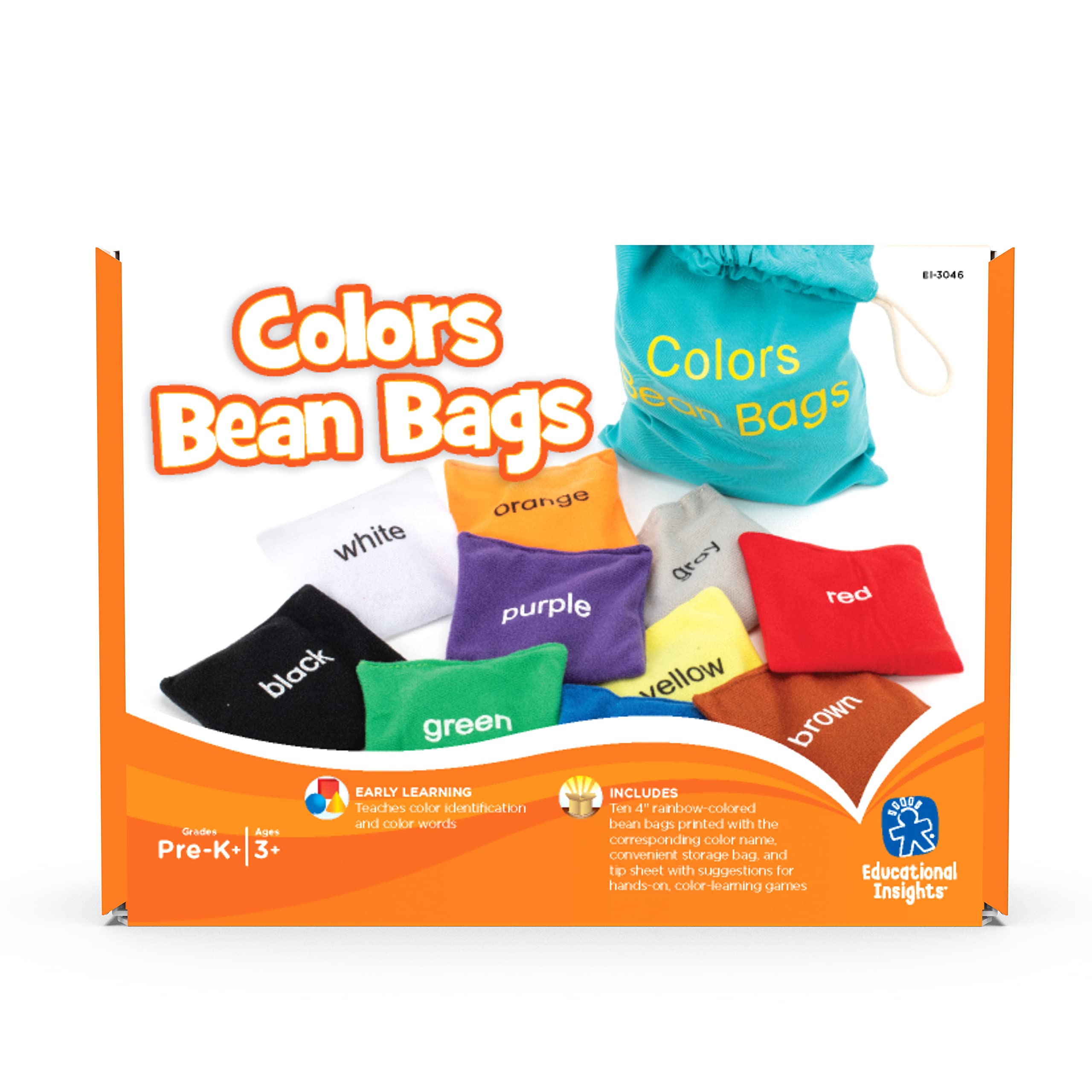 Foto 6 pulgar | Beanbags Educational Insights Learn Colors, Juego De 10 Unidades Para Mayores De 3 - Venta Internacional.