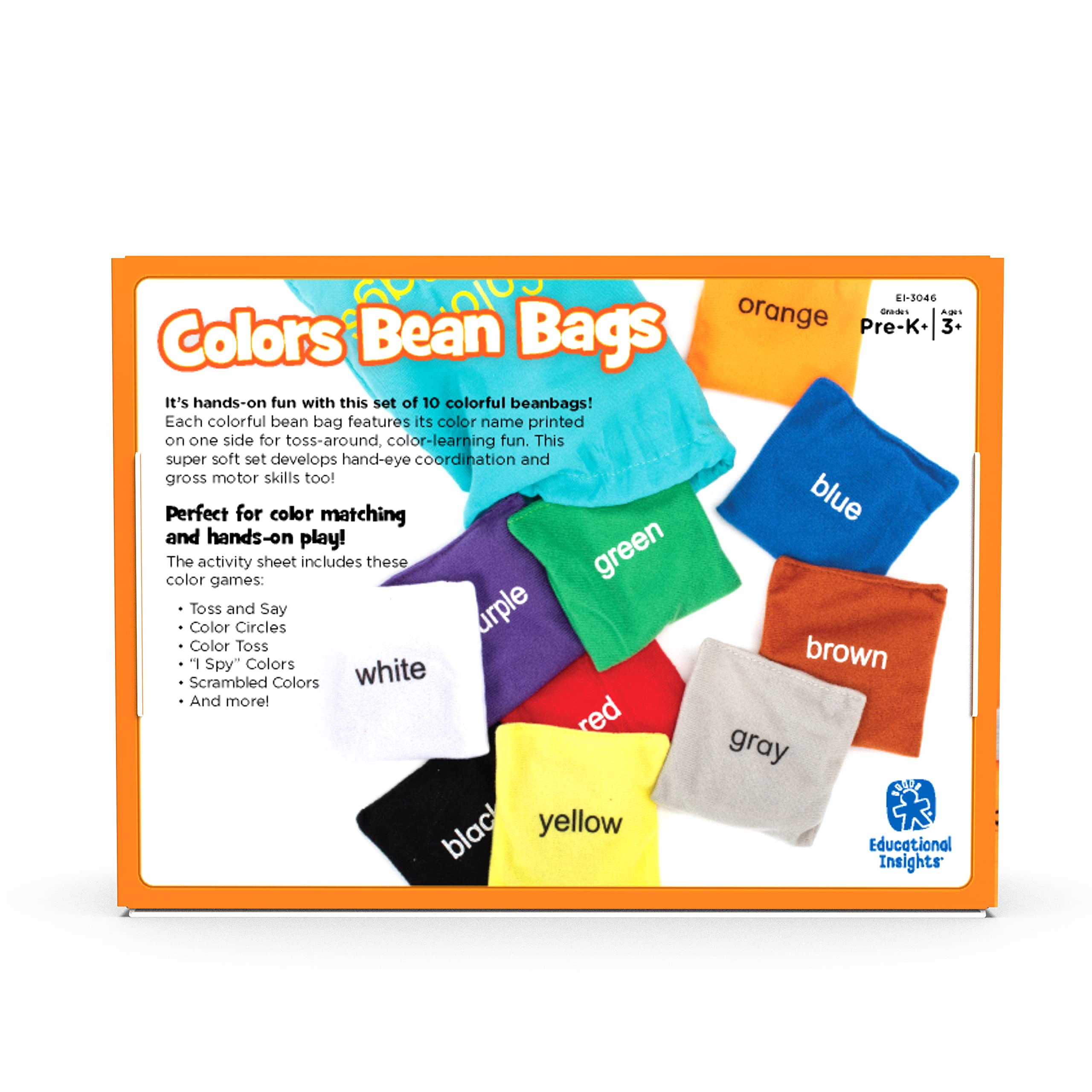 Foto 7 pulgar | Beanbags Educational Insights Learn Colors, Juego De 10 Unidades Para Mayores De 3 - Venta Internacional.