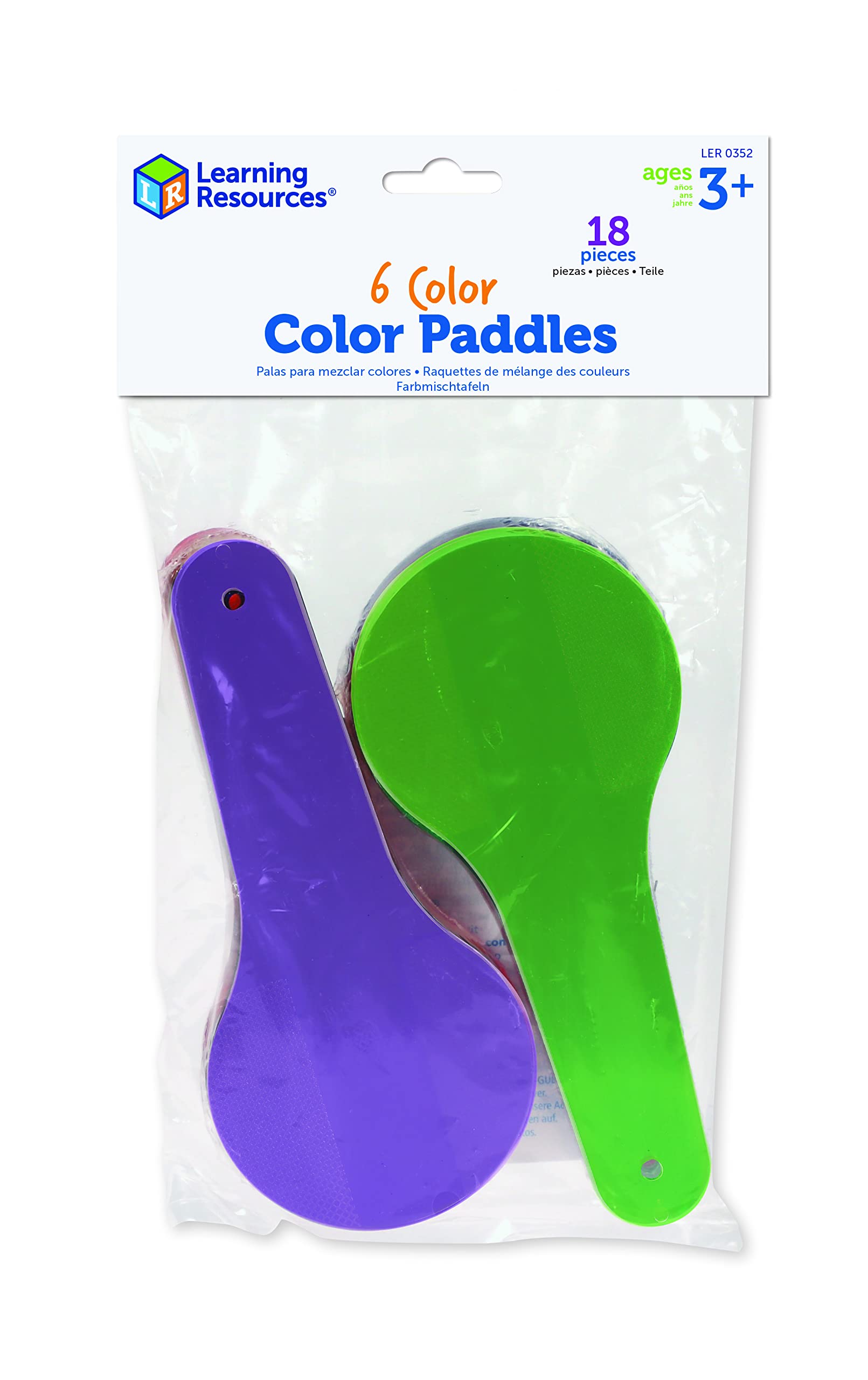 Foto 7 pulgar | Set De Paletas De Colores, Recursos De Aprendizaje Para Niños De 3 Años O Más, 18 Unidades - Venta Internacional.