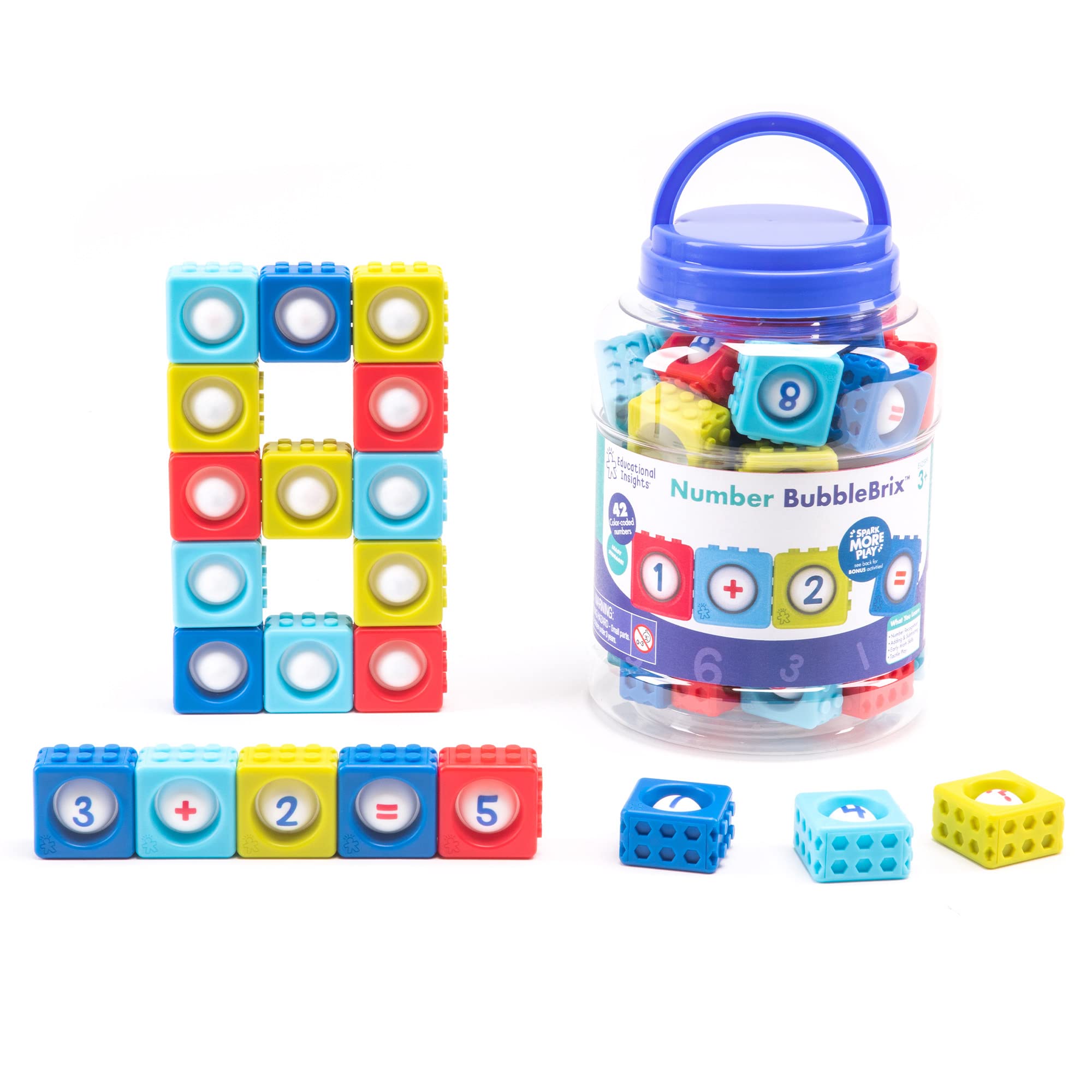 Foto 2 pulgar | Juguete Didáctico Para Niños Pequeños, Educational Insights Number Bubblebrix - Venta Internacional.