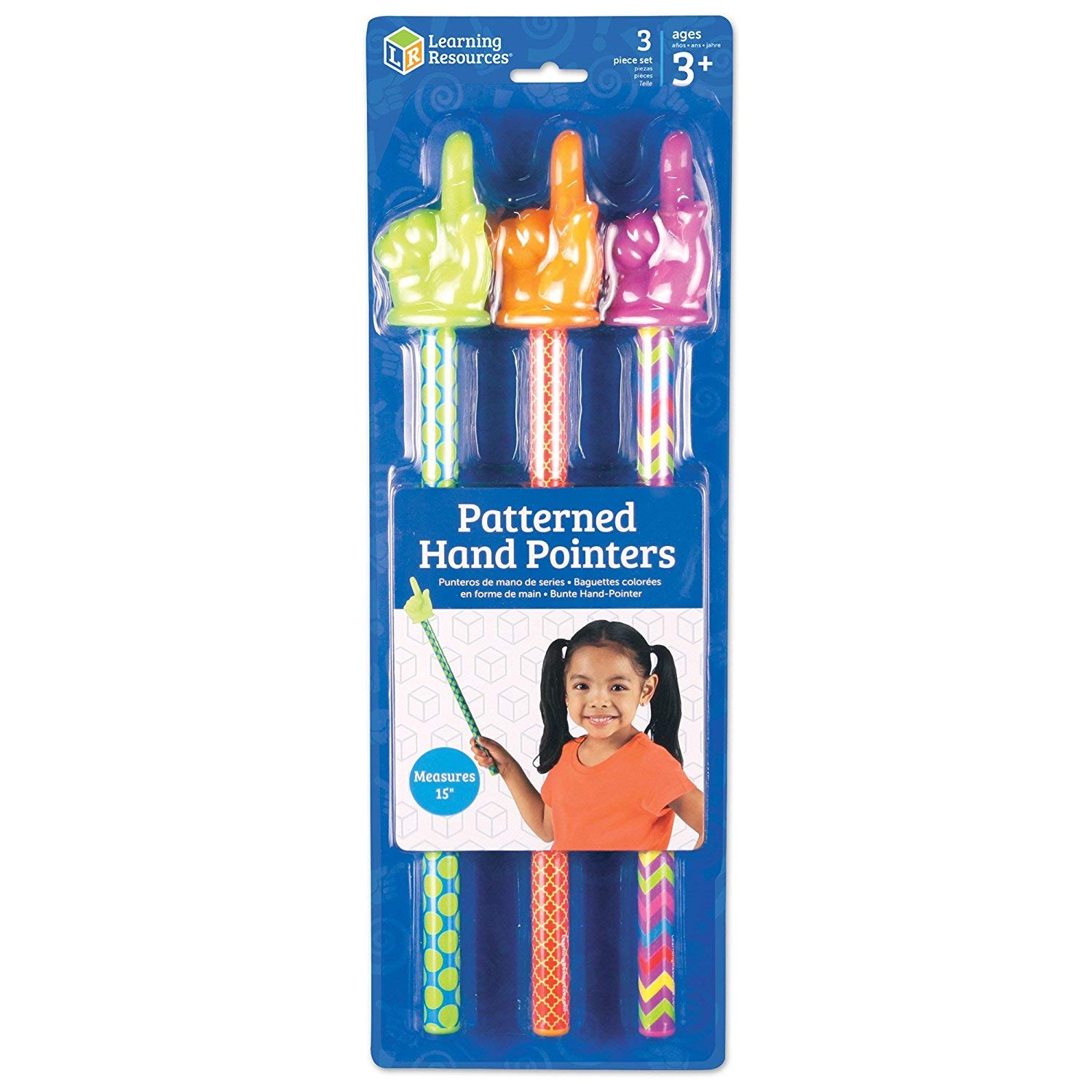 Foto 5 pulgar | Hand Pointers Learning Resources Estampados En 3 Piezas Para Más De 3 Años - Venta Internacional.