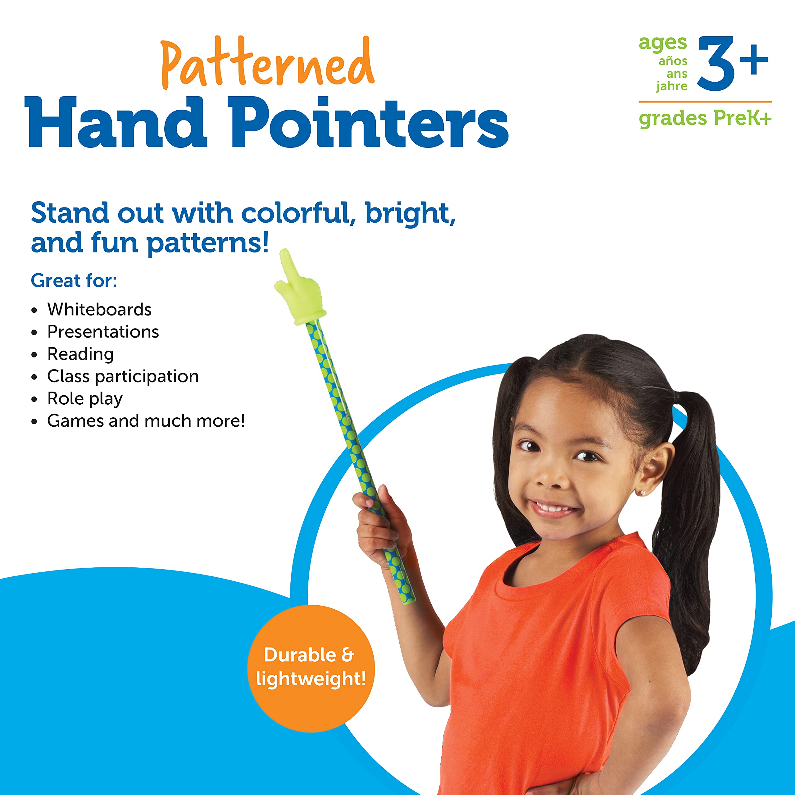Foto 7 pulgar | Hand Pointers Learning Resources Estampados En 3 Piezas Para Más De 3 Años - Venta Internacional.