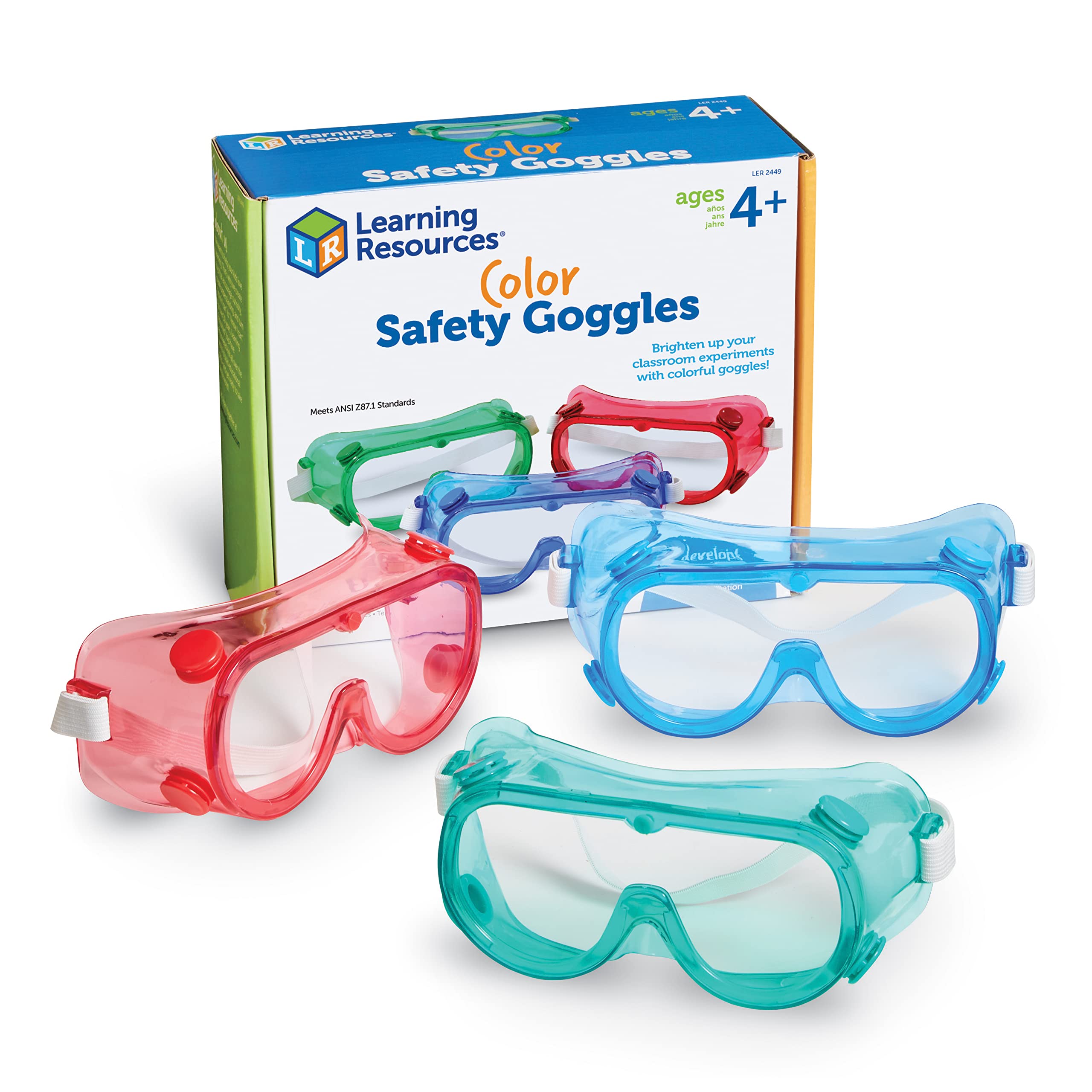 Gafas De Seguridad Learning Resources De Colores, 6 Piezas, Más De 4 Años - Venta Internacional.