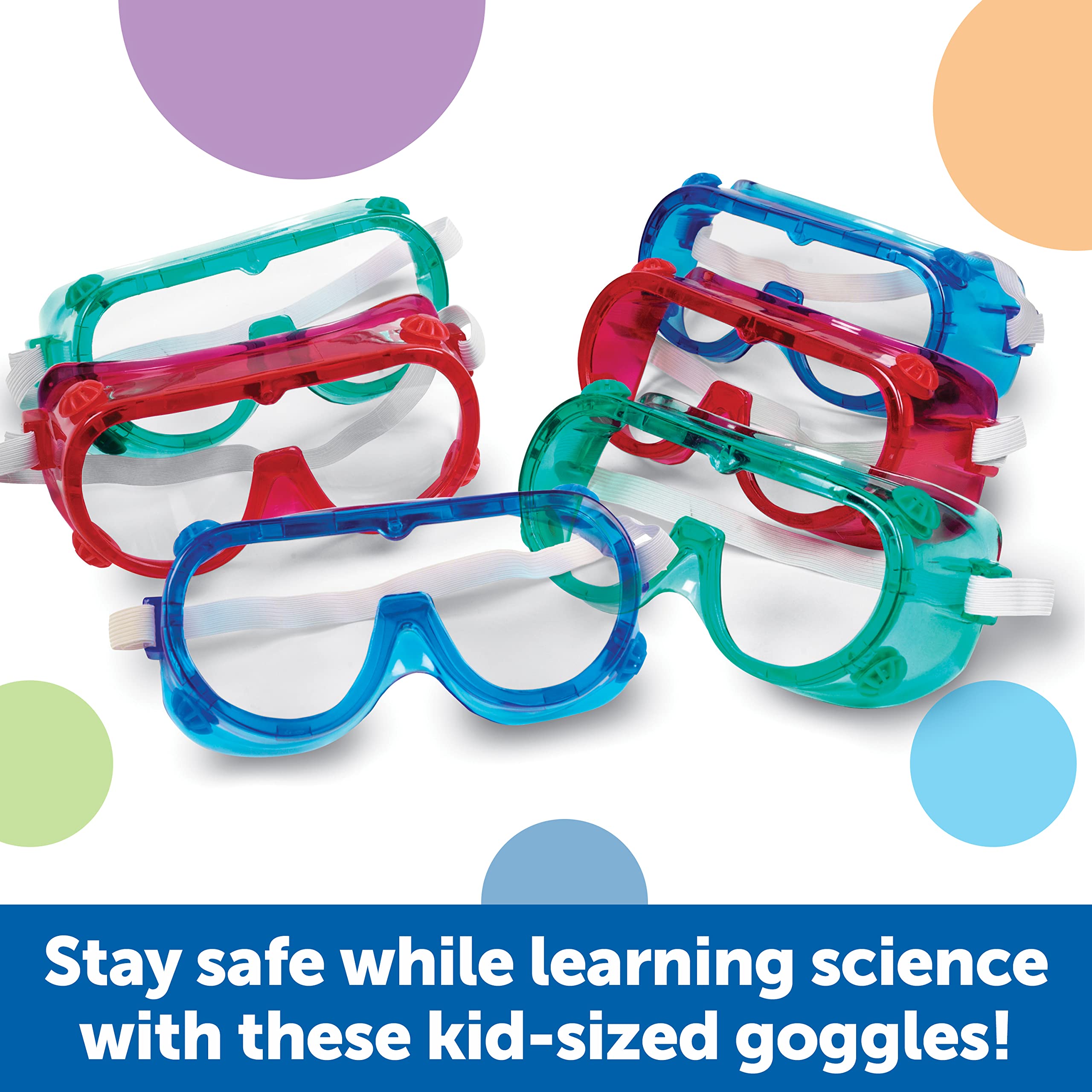 Foto 2 | Gafas De Seguridad Learning Resources De Colores, 6 Piezas, Más De 4 Años - Venta Internacional.