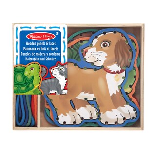Foto 6 | Paneles Y Cordones De Madera Para Juguetes De Desarrollo Melissa & Doug - Venta Internacional.