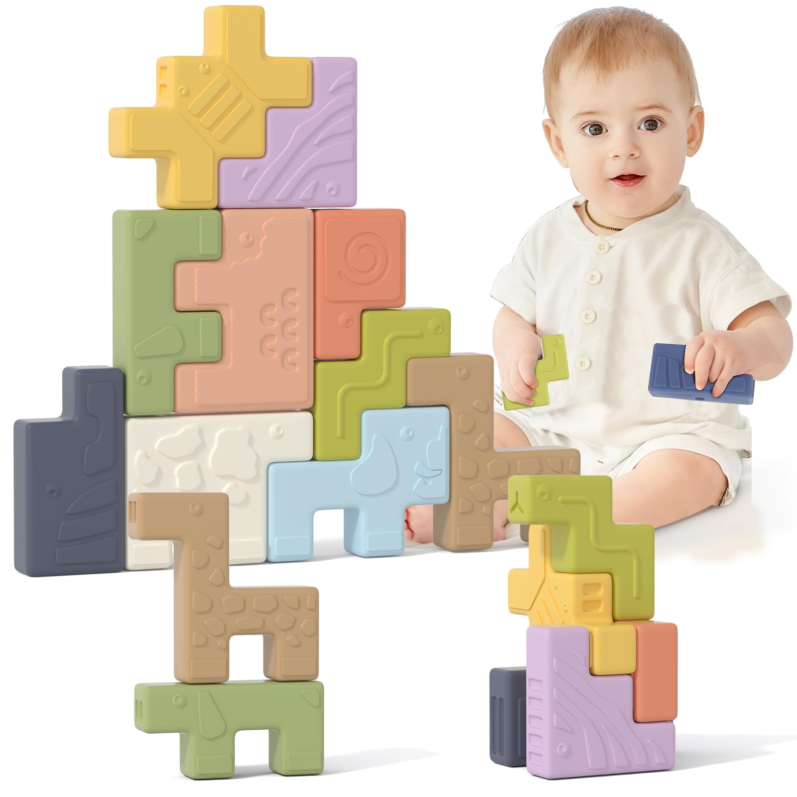 Foto 2 pulgar | Bloques Apilables Lehoo Castle Infantil-Venta Internacional