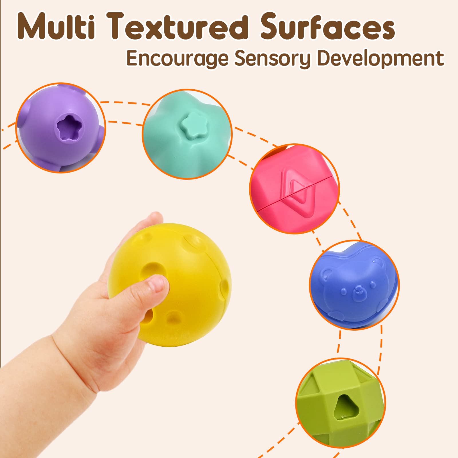 Foto 5 pulgar | Cubo Sensorial AiTuiTui para Bebé-Venta Internacional