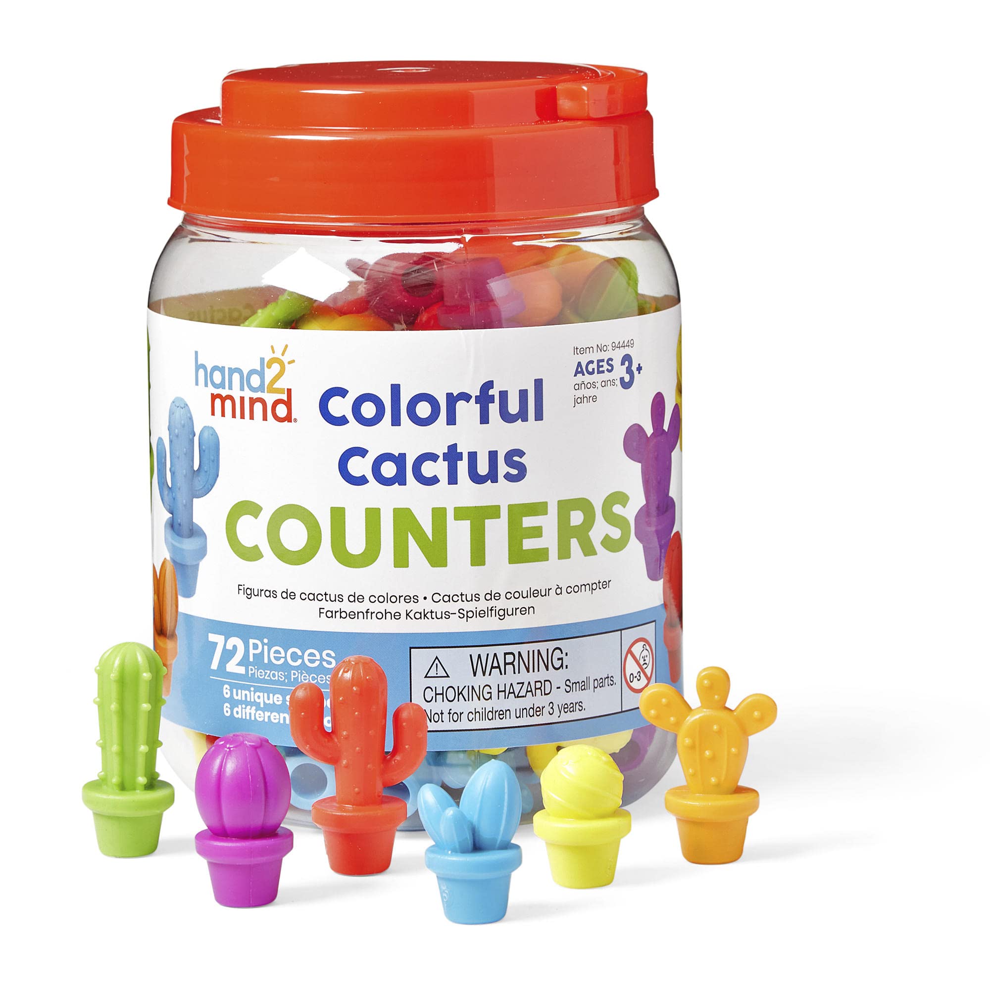 Foto 1 | Counters Hand2mind Cactus Coloridos para Niños - Venta Internacional