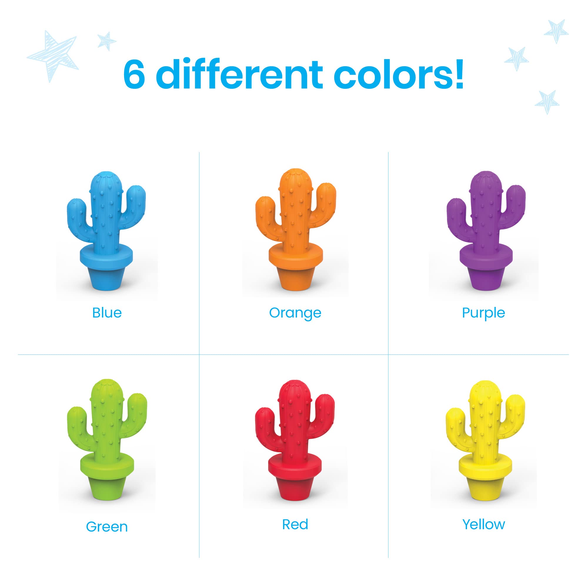 Foto 3 | Counters Hand2mind Cactus Coloridos para Niños - Venta Internacional