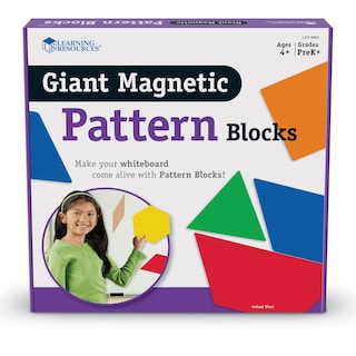 Foto 1 | Bloques Magnéticos Con Patrones Gigantes De Recursos De Aprendizaje Con 47 Piezas - Venta Internacional.