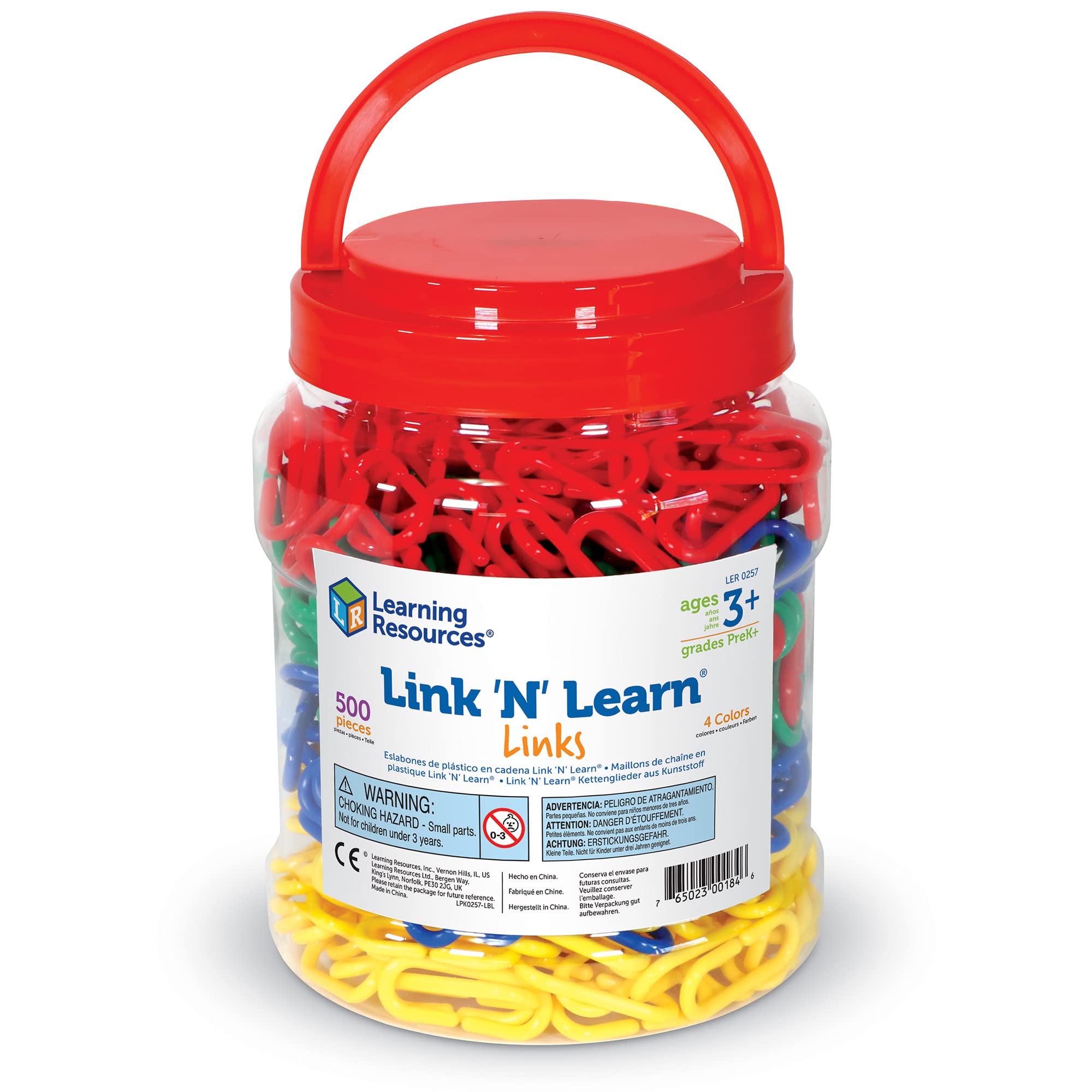 Foto 8 pulgar | Toy Learning Resources Link 'n' Learn Links 500 Piezas, Más De 3 - Venta Internacional.