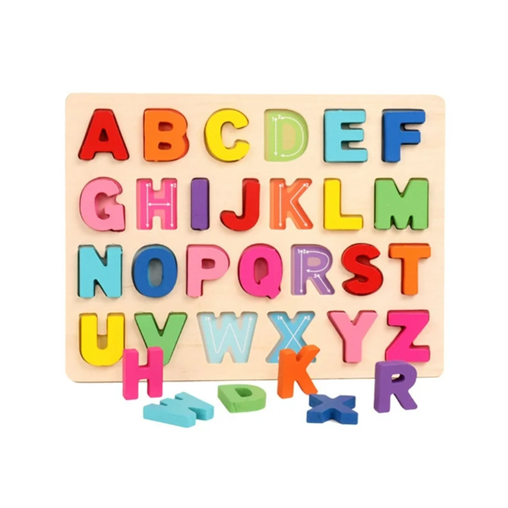 Foto 3 pulgar | Juego Didáctico Genérica Letras Color Multicolor De Madera