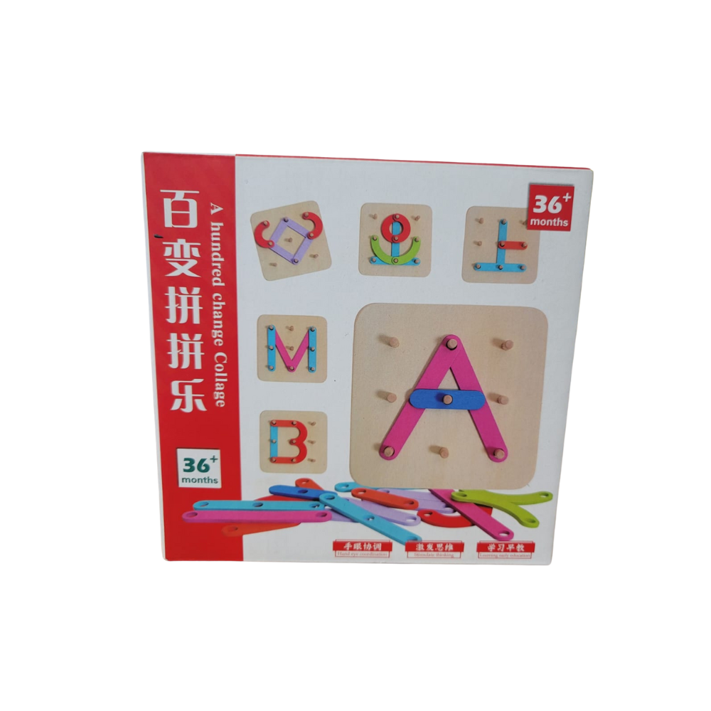 Juego Kizh Actividades De Construcción De Letras Y Números Color Multicolor Educativo