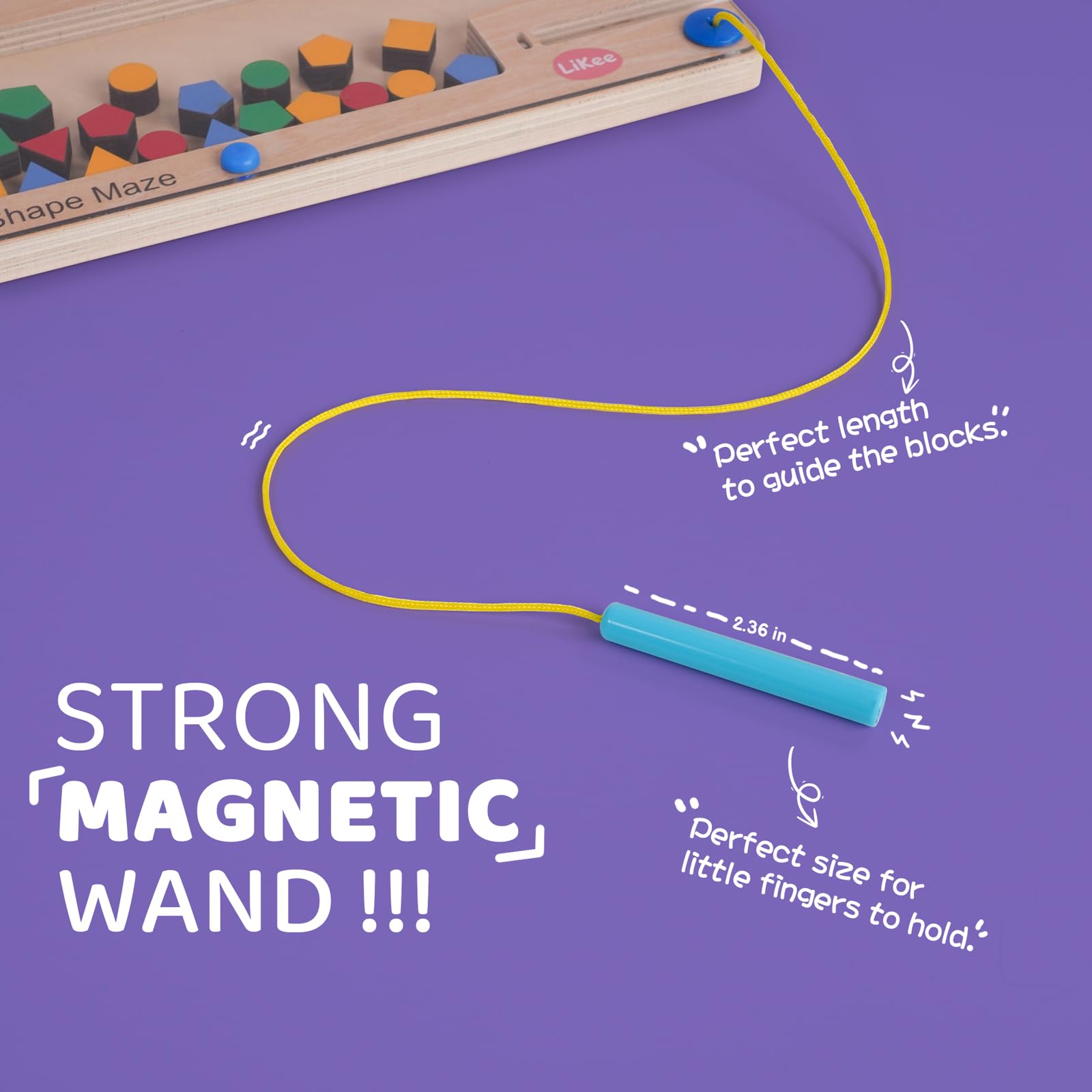 Foto 5 pulgar | Juguete De Laberinto Magnético De Colores Likee Para Niños Mayores De 18 Meses - Venta Internacional