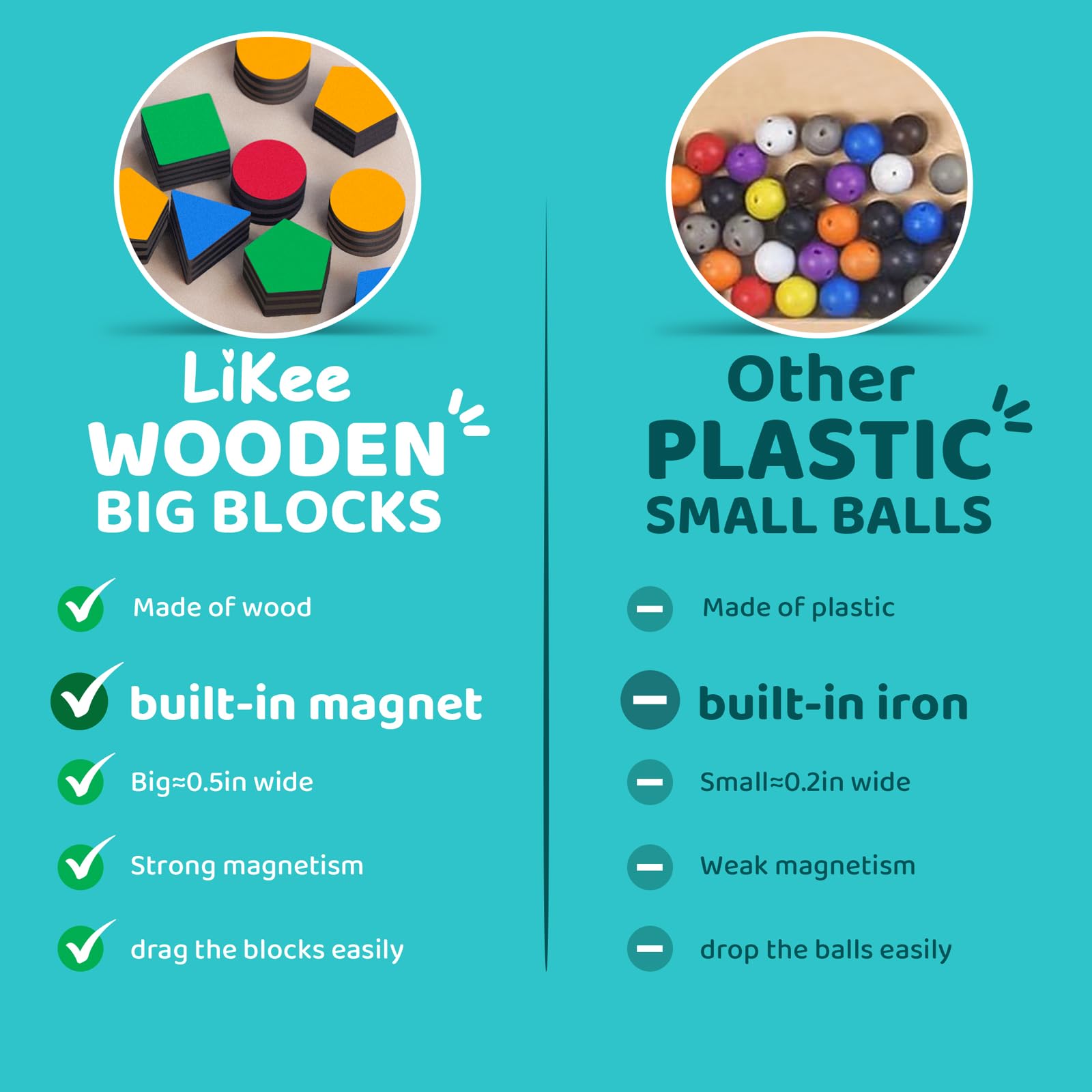 Foto 6 pulgar | Juguete De Laberinto Magnético De Colores Likee Para Niños Mayores De 18 Meses - Venta Internacional