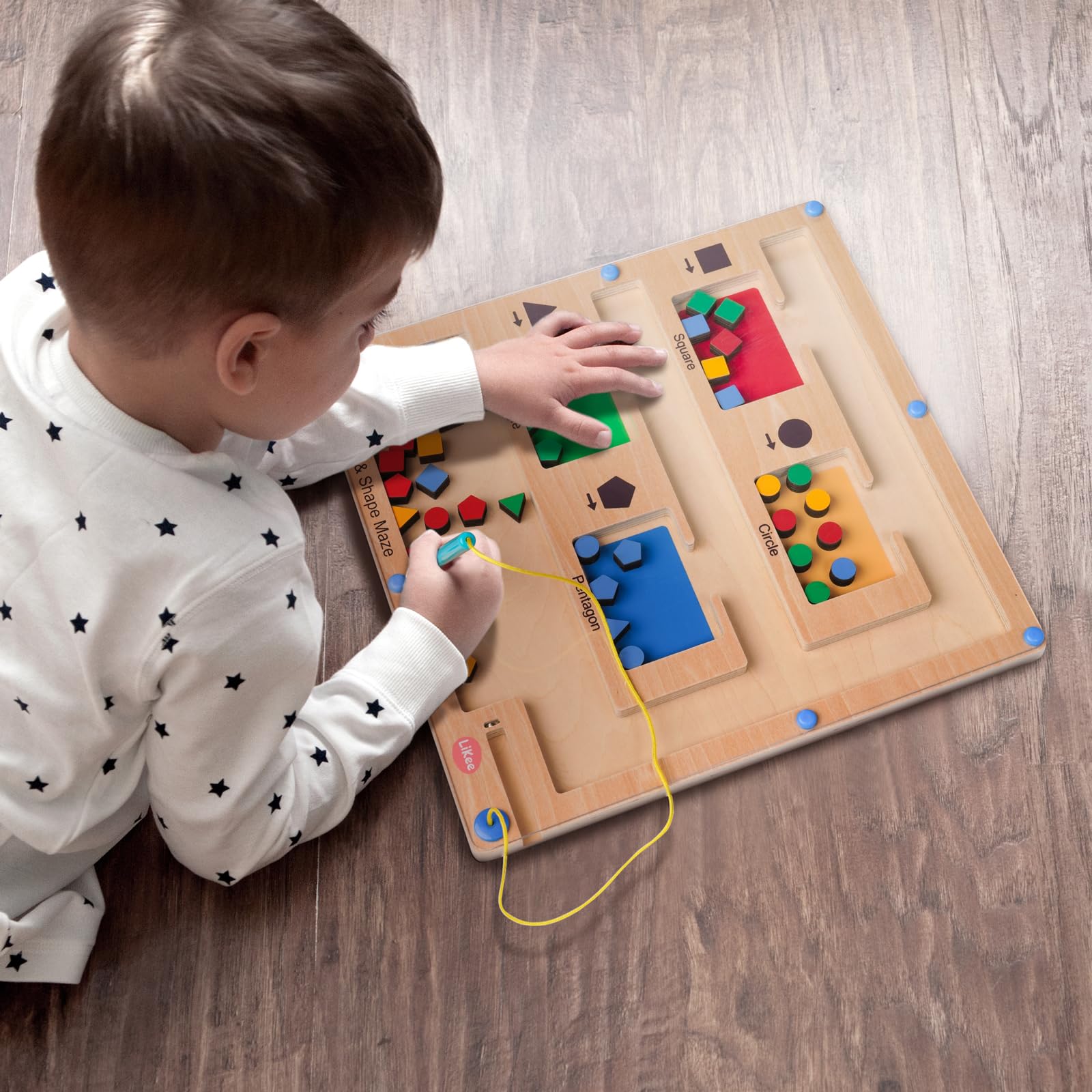 Foto 7 pulgar | Juguete De Laberinto Magnético De Colores Likee Para Niños Mayores De 18 Meses - Venta Internacional