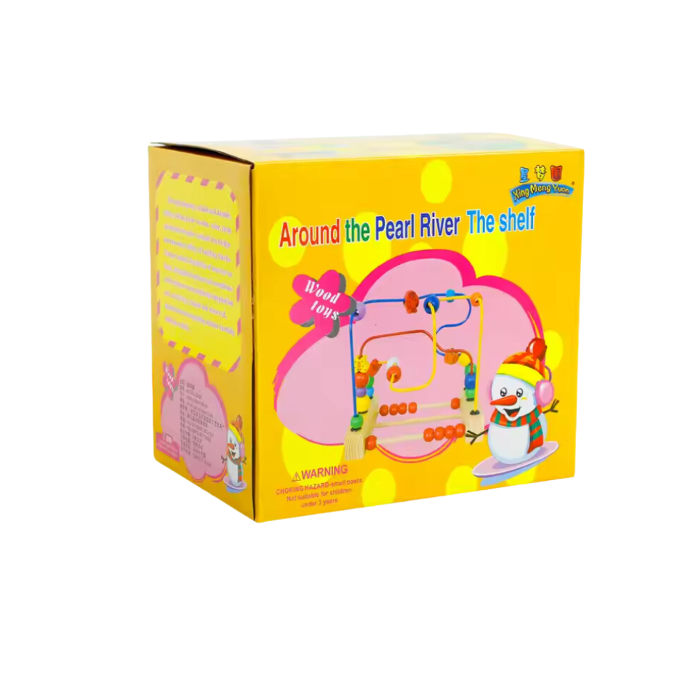 Juguete Genérica Laberinto De Cuentas Color Multicolor Para Niños