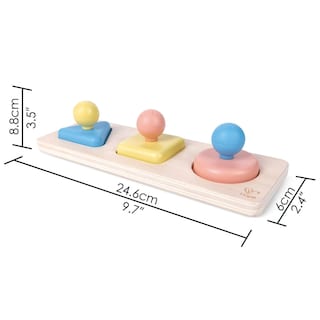 Foto 4 | Juguete Sensorial Educativo Hape Montessori Con Forma De Rompecabezas Con Forma De Espejo - Venta Internacional.