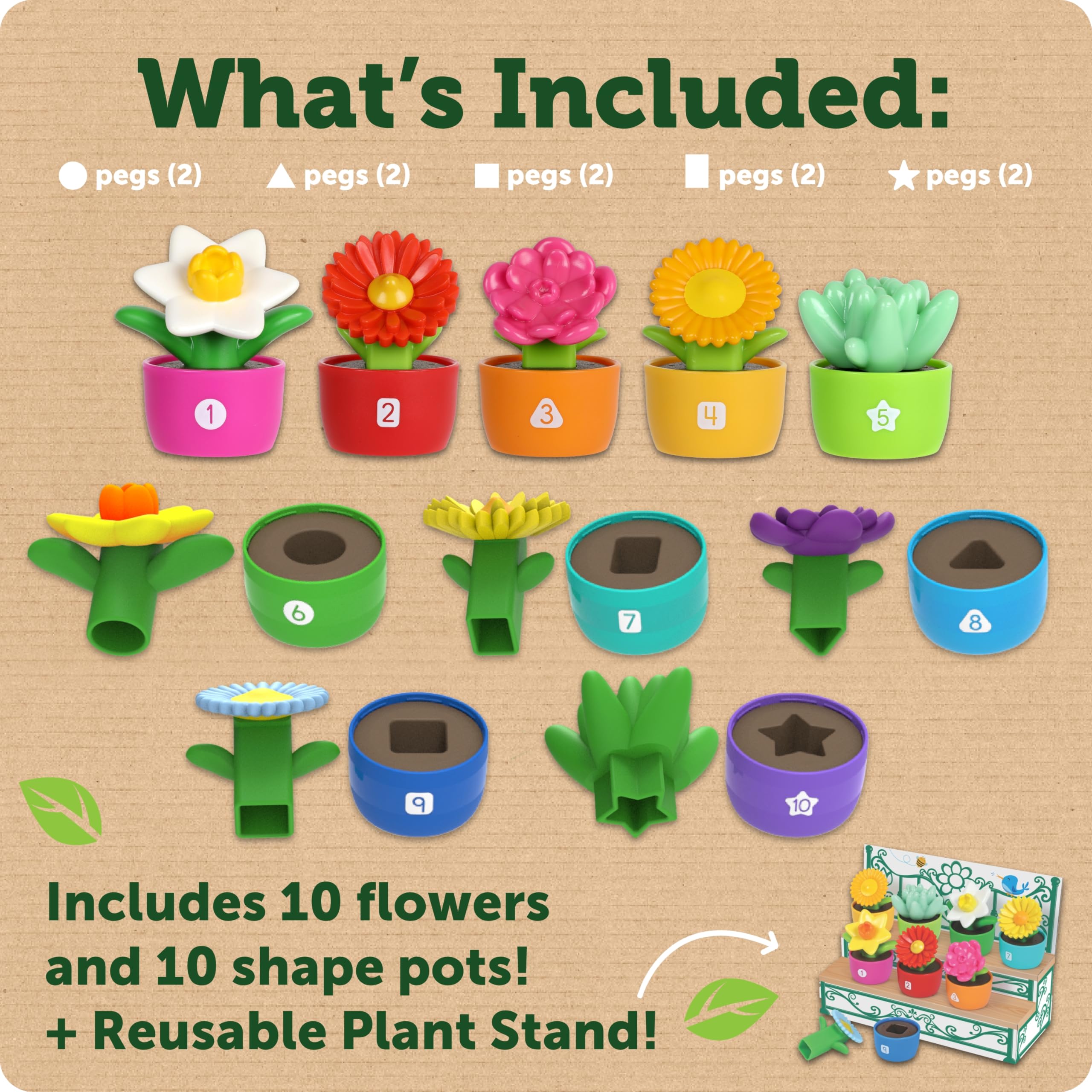 Foto 7 pulgar | Jardín de Formas y Colores para Niños Pequeños -Venta Internacional