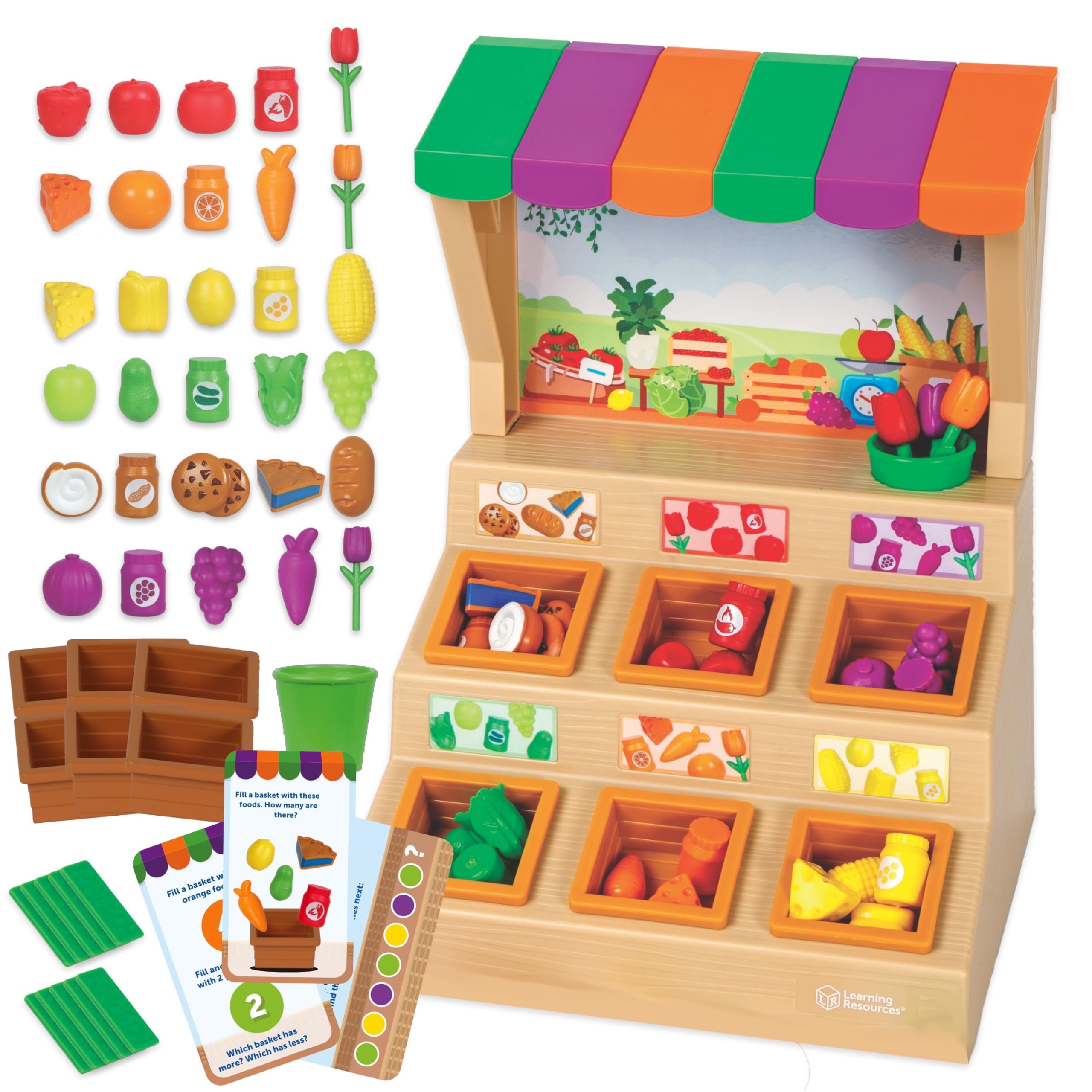 Set De Clasificación Learning Resources Mini Farmstand Con 63 Piezas - Venta Internacional.