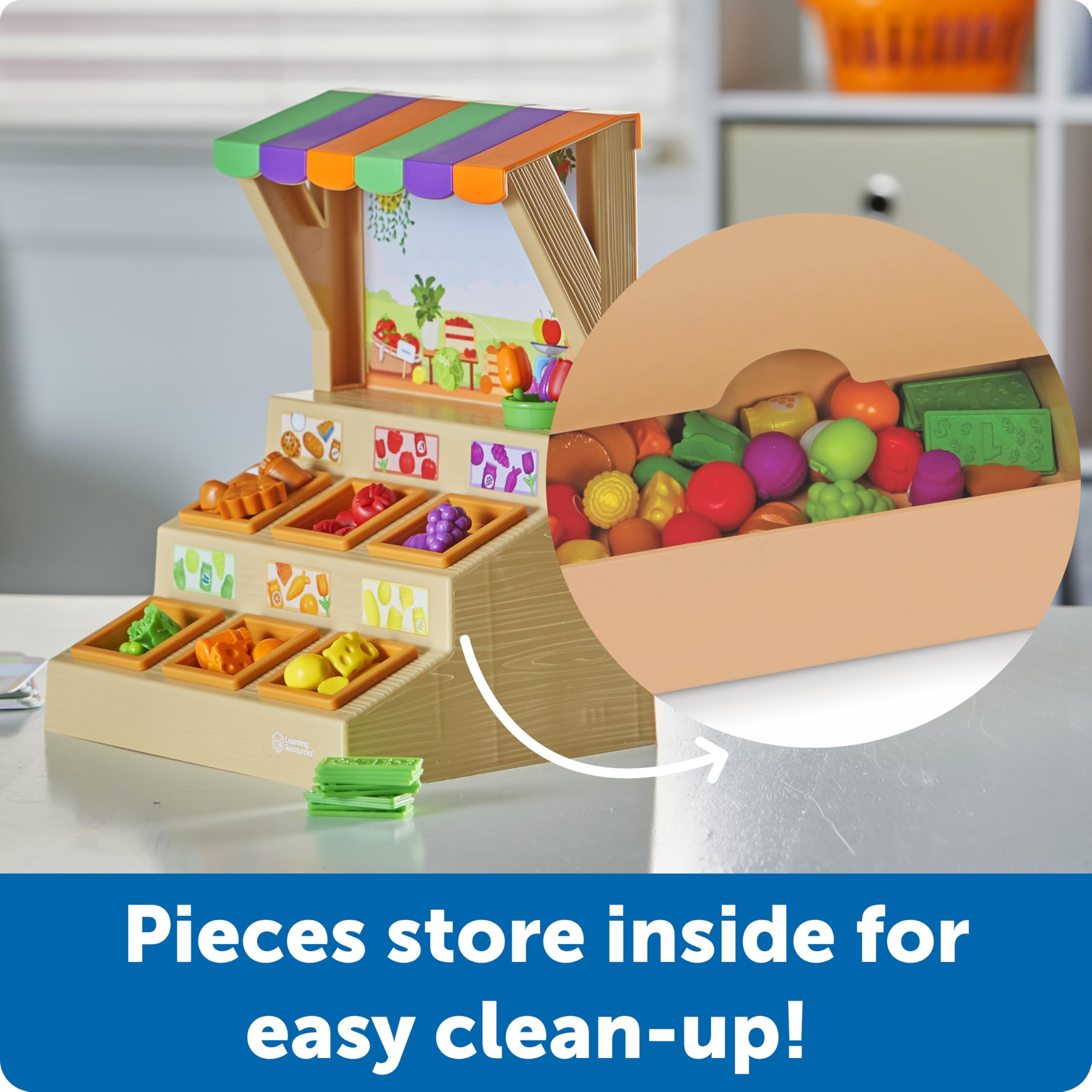 Foto 4 pulgar | Set De Clasificación Learning Resources Mini Farmstand Con 63 Piezas - Venta Internacional.