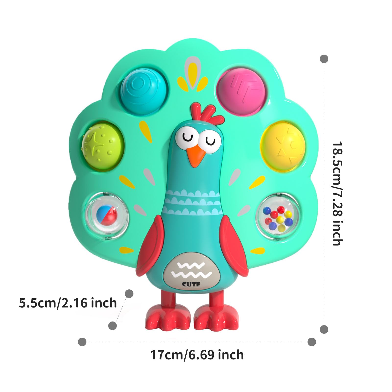 Foto 3 pulgar | Juguetes Montessori Para Niño De 1 Año, Desarrollo Sensorial - Venta Internacional.