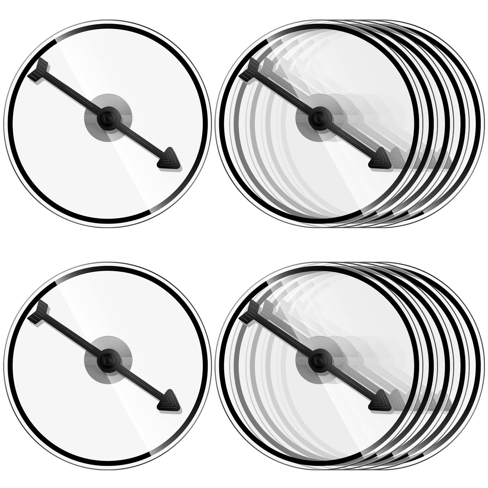 Foto 2 pulgar | Game Spinner Wheel Chivao Blank Erasable Math, 10 Juegos - Venta Internacional.