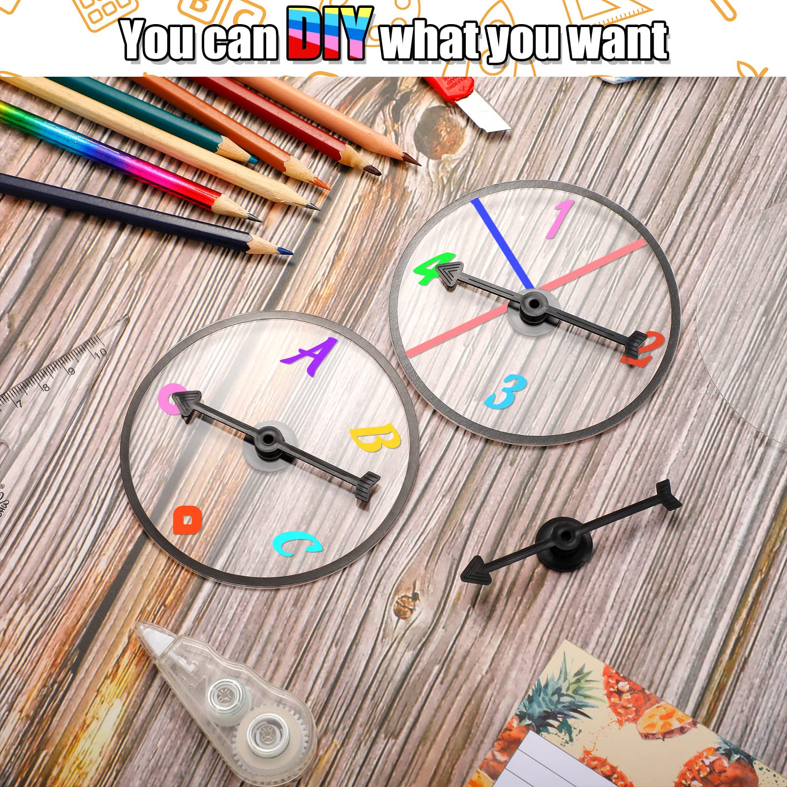 Foto 8 pulgar | Game Spinner Wheel Chivao Blank Erasable Math, 10 Juegos - Venta Internacional.