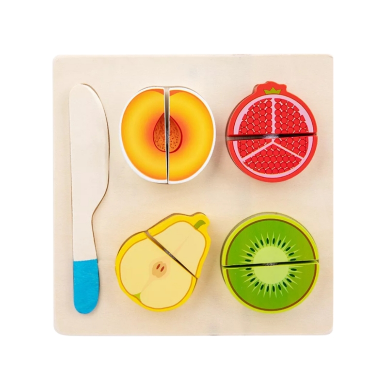 Juguete Montessori para Cortar Frutas - Venta Internacional