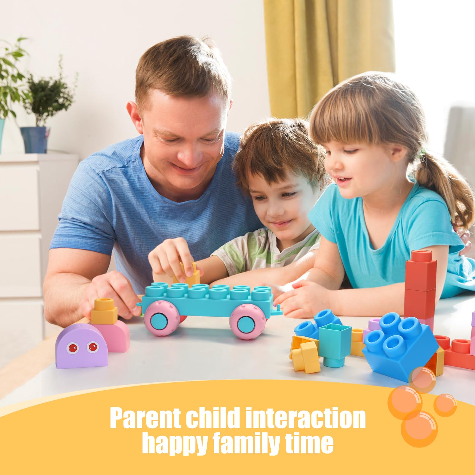 Foto 6 pulgar | Juego De Bloques Chenxuanbro Soft Para Niños De 2 A 6 Años Con 101 Piezas - Venta Internacional.