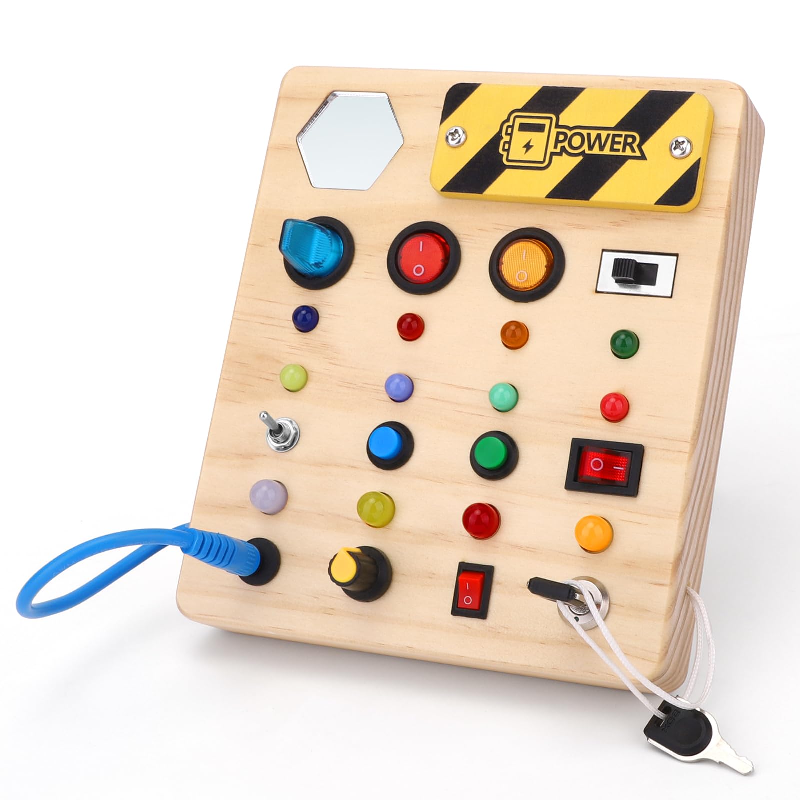 Foto 2 pulgar | Montessori Busy Board Wakeinsa Para Niños De 1 A 3 Años Con Luces - Venta Internacional.