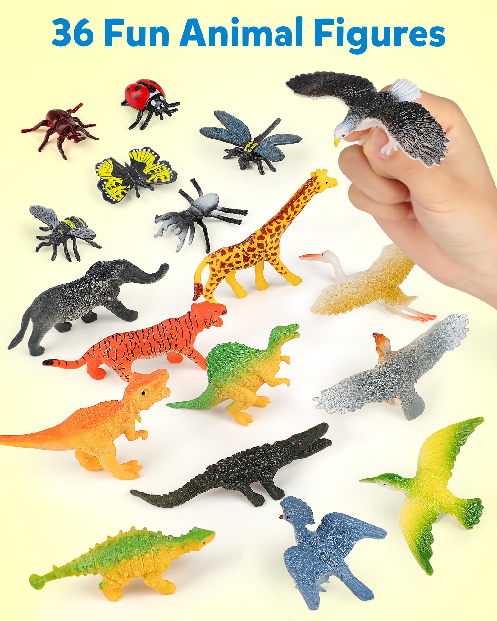 Foto 4 pulgar | Figuras De Animales Coogam De Sorting Toy Para Niños De 3 A 5 Años - Venta Internacional.