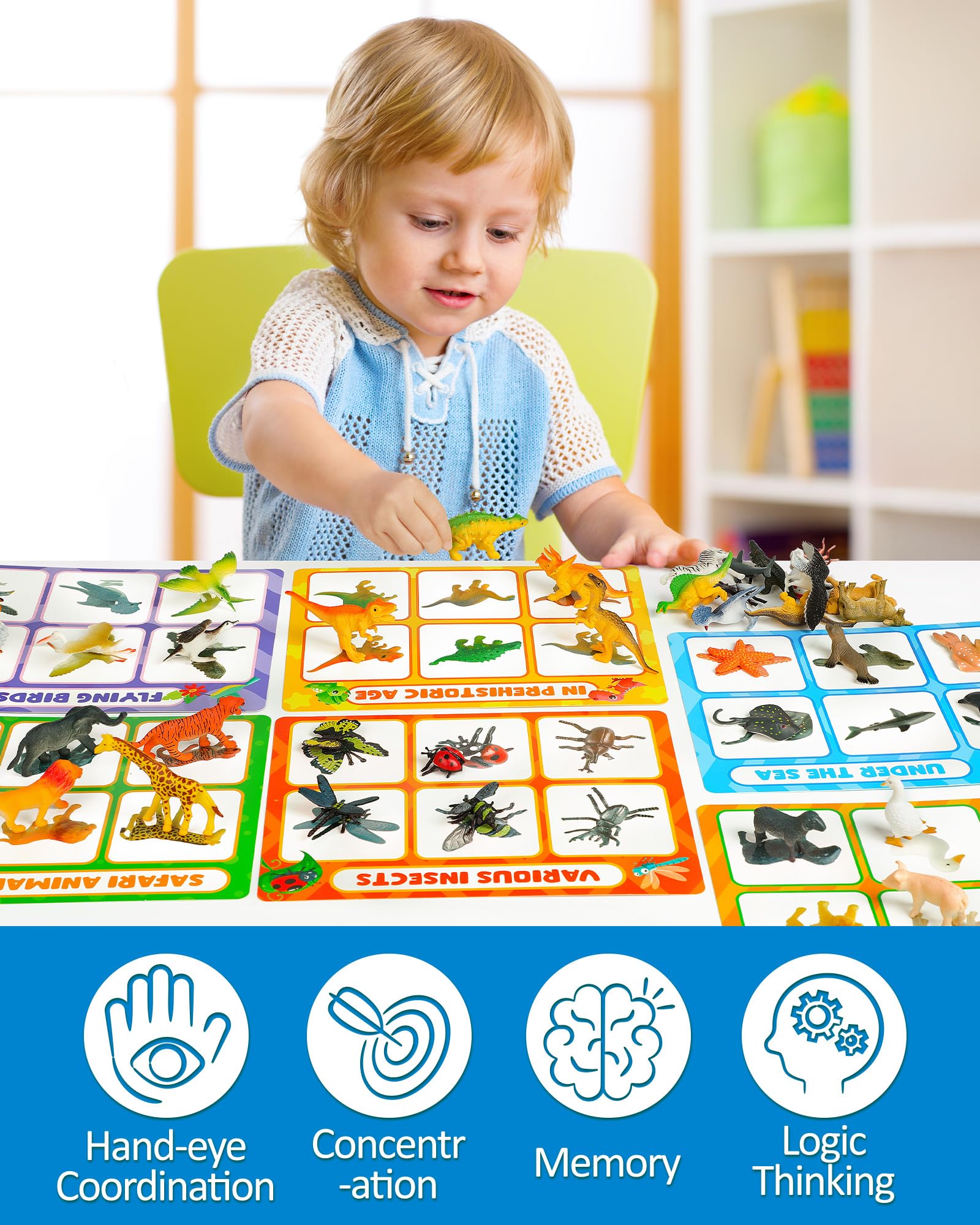 Foto 5 pulgar | Figuras De Animales Coogam De Sorting Toy Para Niños De 3 A 5 Años - Venta Internacional.