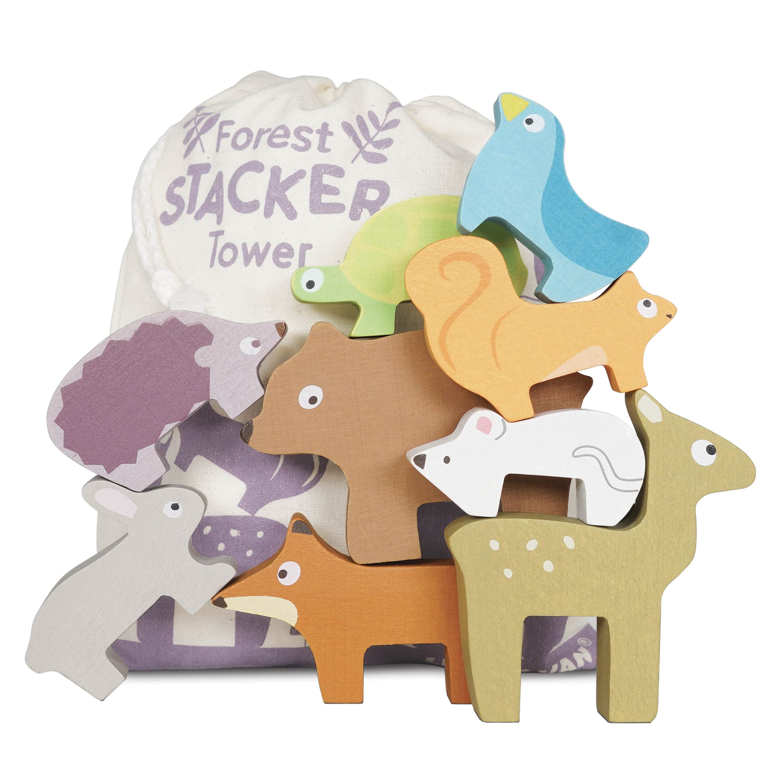 Foto 1 | Juguete Educativo De Equilibrio Le Toy Van Petilou Forest Stacker - Venta Internacional.