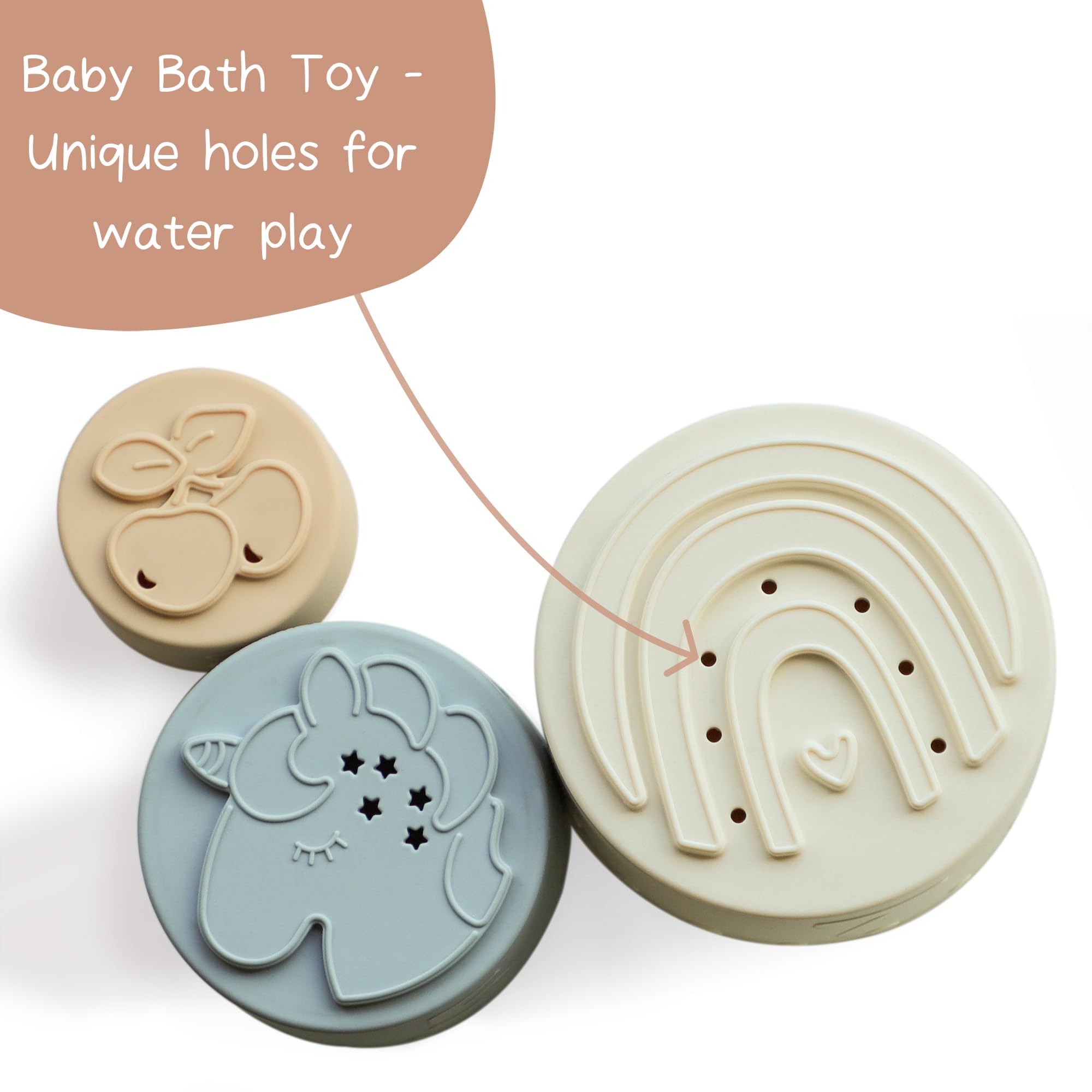 Foto 7 | Juego De Vasos Apilables Toy Moonkie De 7 Piezas, Divertido Y Educativo, Para Más De 6 Meses - Venta Internacional.
