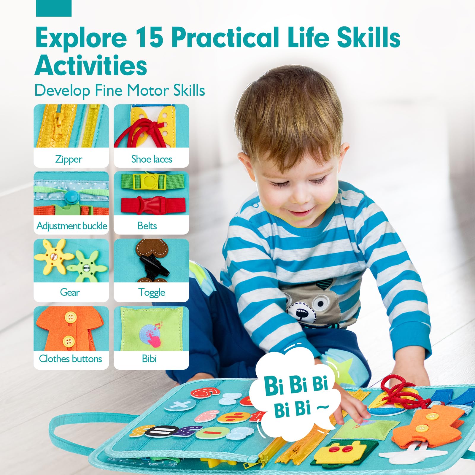 Foto 4 pulgar | Animales De Granja Busy Board Hahaland Para Niños Pequeños De Más De 3 Años - Venta Internacional.