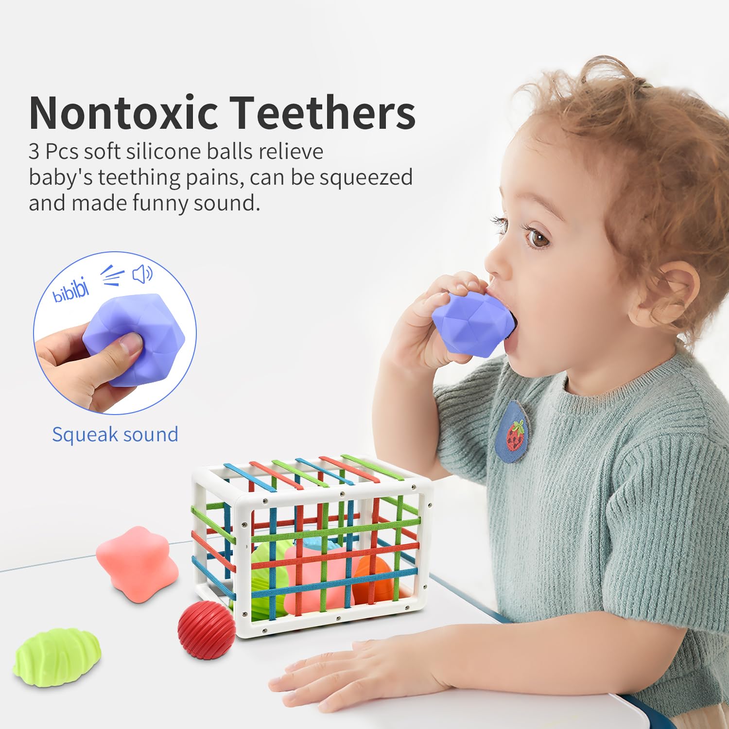 Foto 4 pulgar | Juguete Clasificador De Formas Aituitui Montessori Para Niño Y Niña De 1 Año - Venta Internacional.