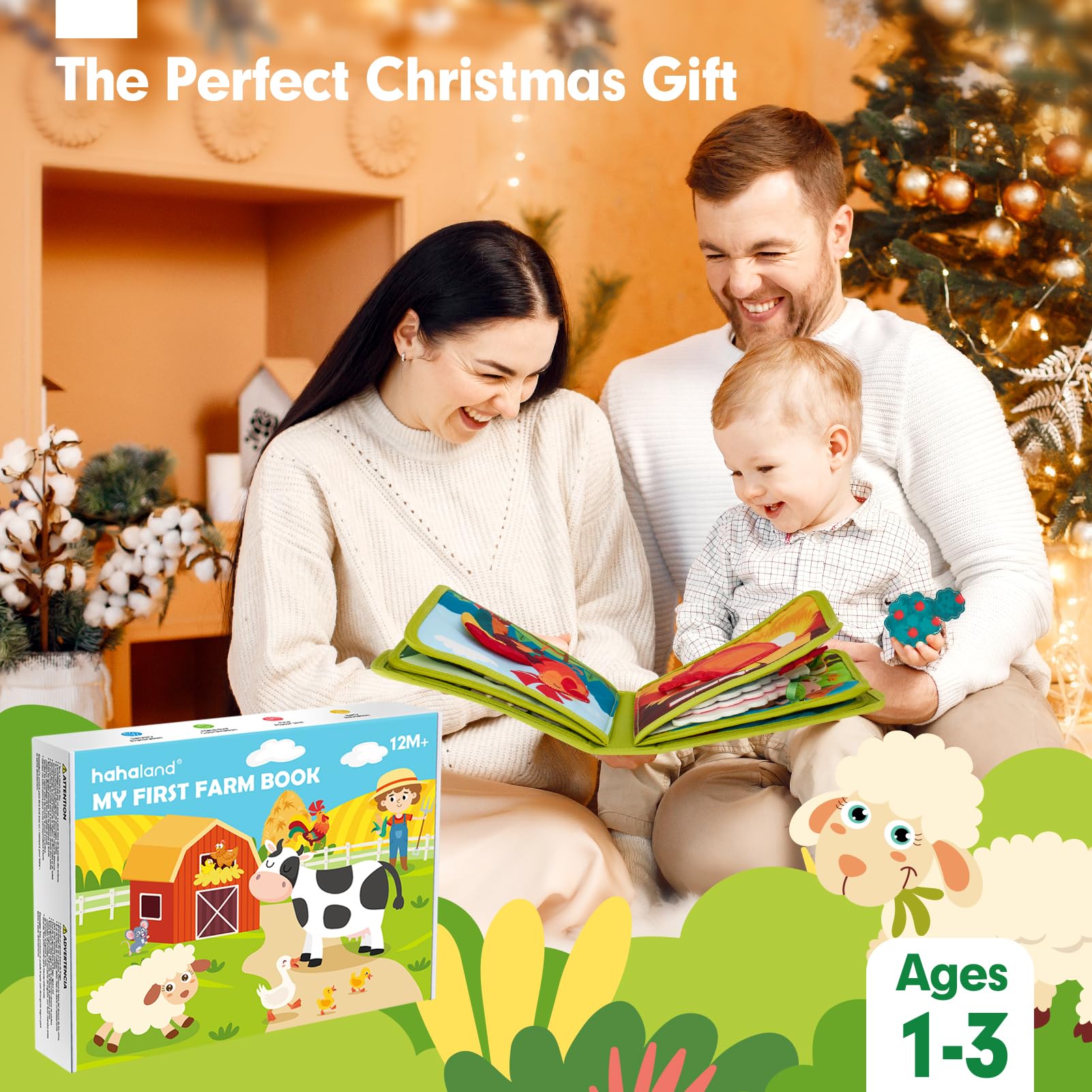 Foto 7 | Juguetes Montessori De Busy Book Hahaland Para Niños Pequeños De 1 A 3 Años - Venta Internacional.
