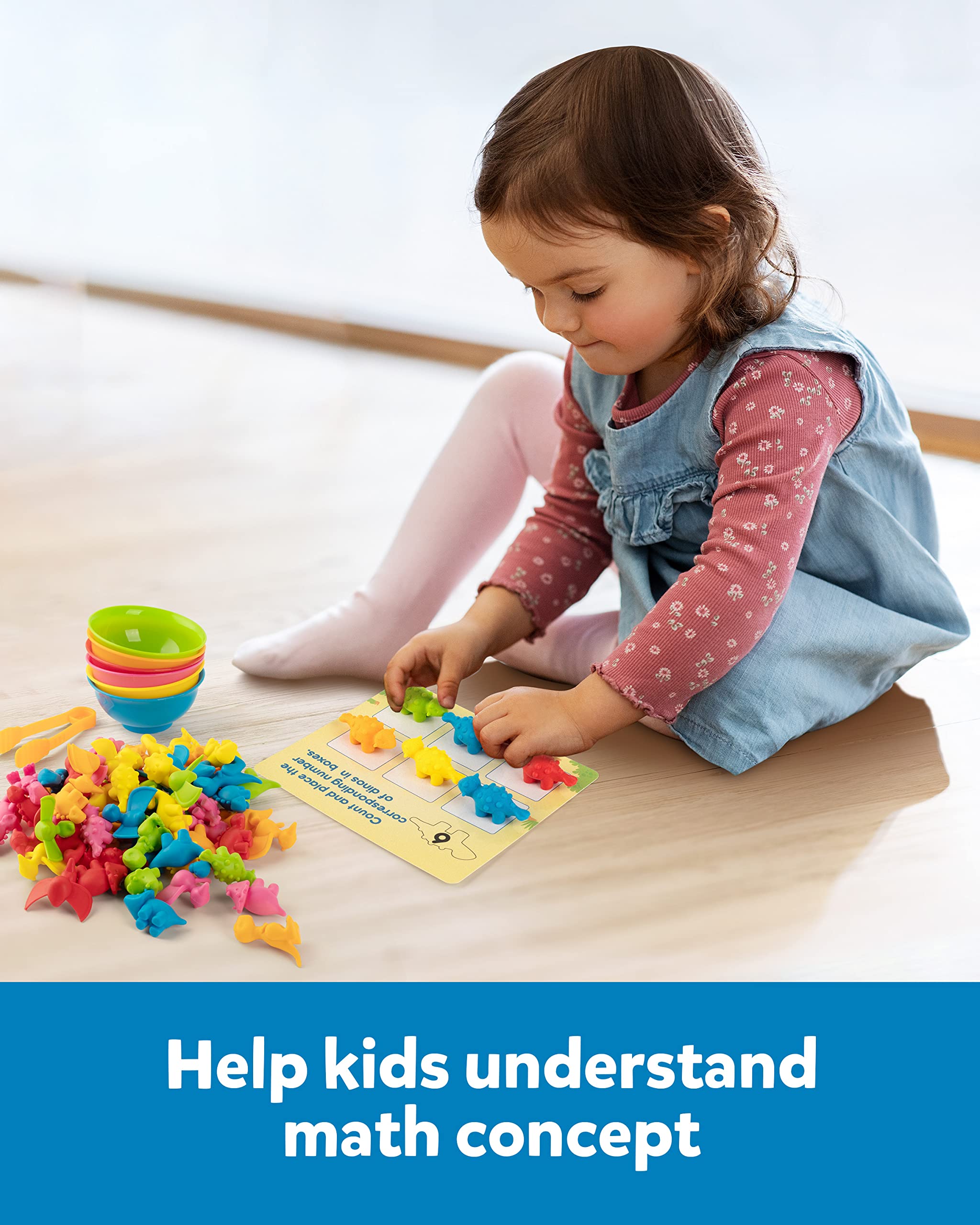 Foto 5 pulgar | Juego De Juguetes Para Clasificar Dinosaurios Para Contar Dinosaurios Coogam Para Niños De 3 A 5 Años - Venta Inte