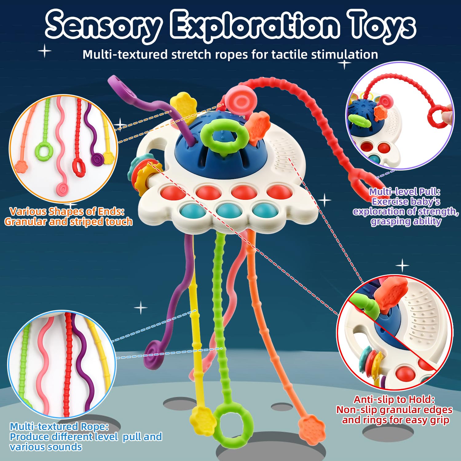 Foto 3 pulgar | Teething Toys Aituitui Control Remoto De Silicona Para Bebé - Venta Internacional.
