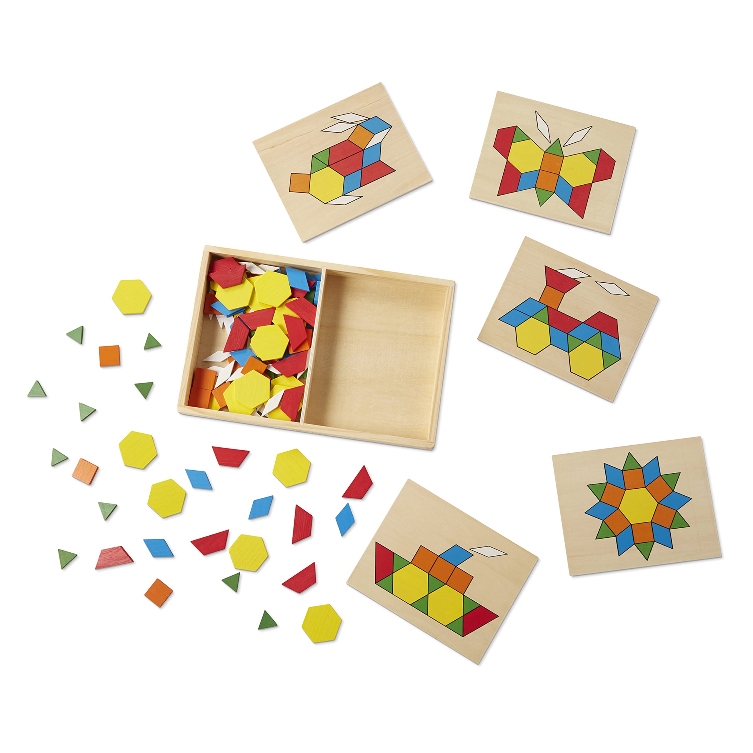 Foto 5 pulgar | Juguete De Madera Melissa & Doug Con Bloques Y Tablas - Venta Internacional.