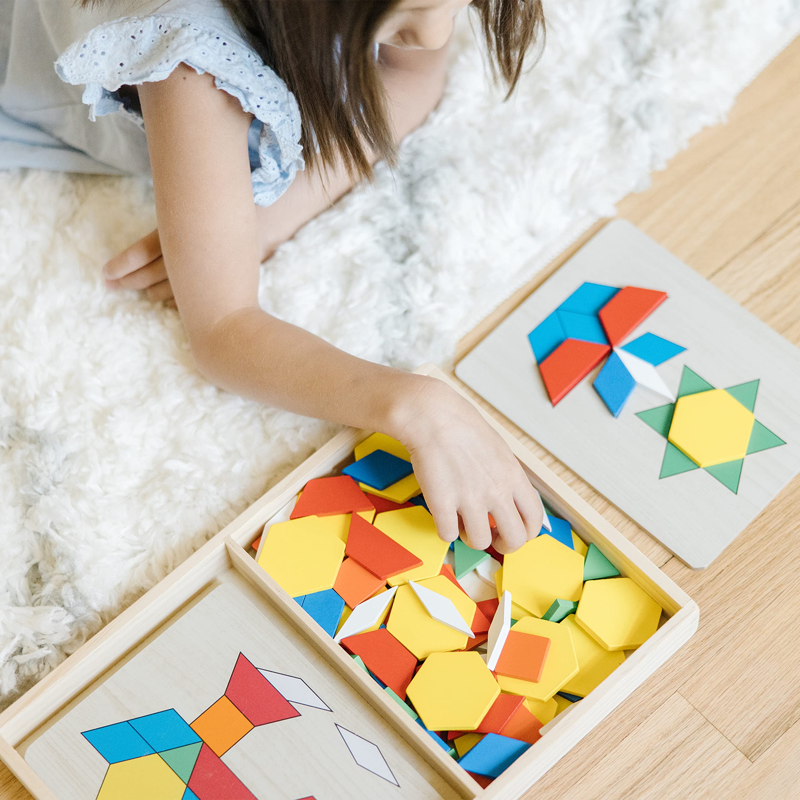 Foto 7 pulgar | Juguete De Madera Melissa & Doug Con Bloques Y Tablas - Venta Internacional.