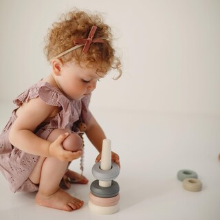 Foto 5 | Muñeco De Juguete Con Anillos Apilables Fabricado En Dinamarca, 100% Libre De Bpa - Venta Internacional.