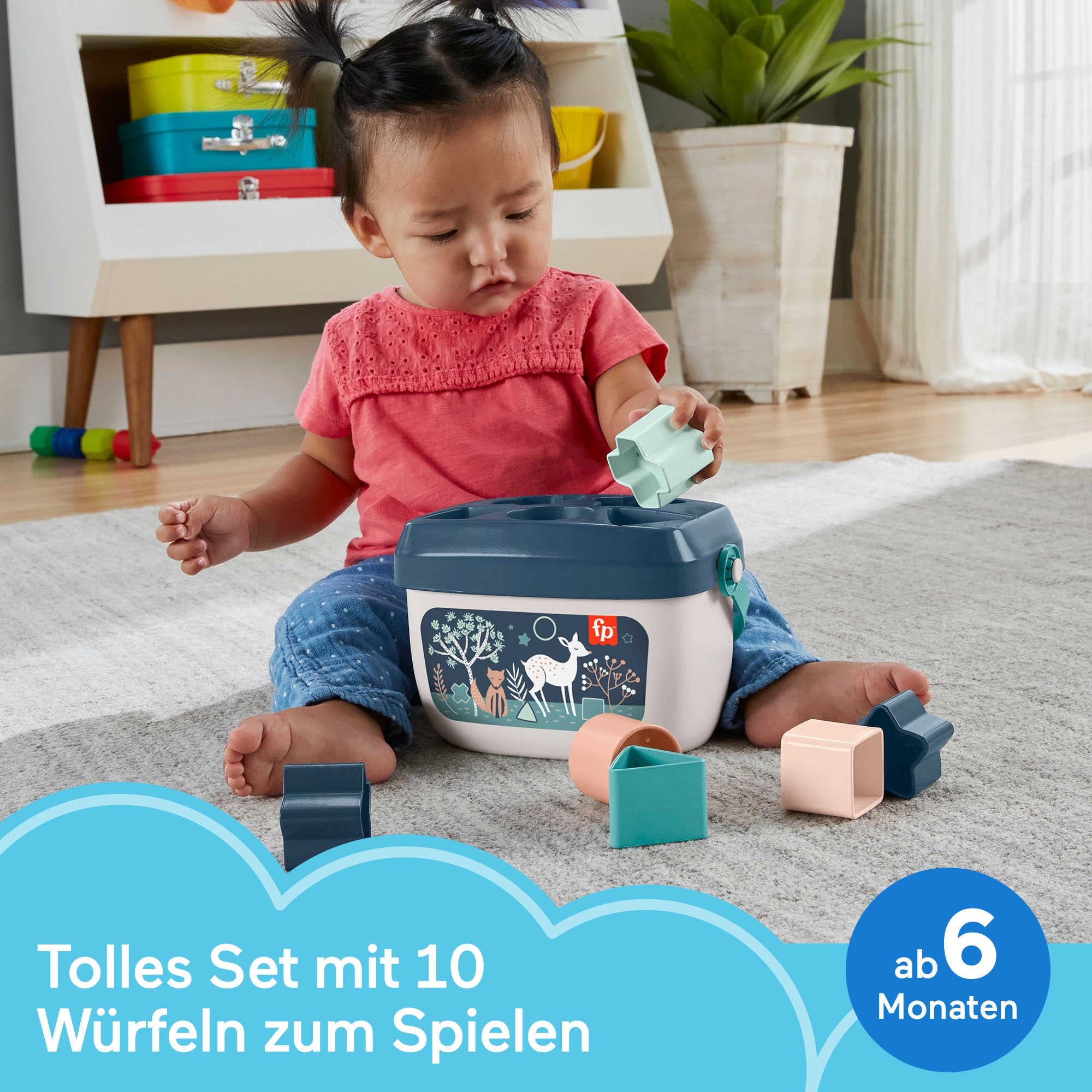 Foto 3 pulgar | Juguete Apilable Fisher-price Baby First Blocks, 10 Formas - Venta Internacional.