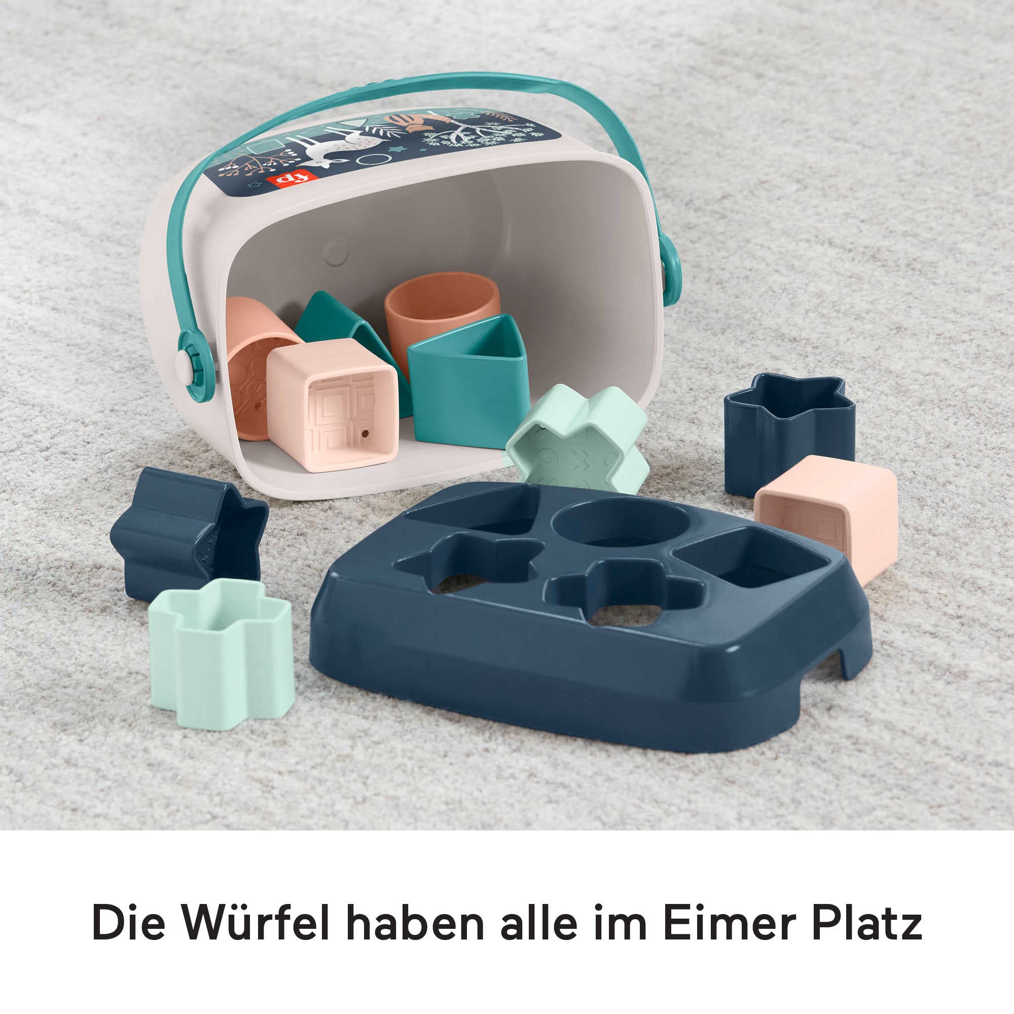 Foto 5 pulgar | Juguete Apilable Fisher-price Baby First Blocks, 10 Formas - Venta Internacional.