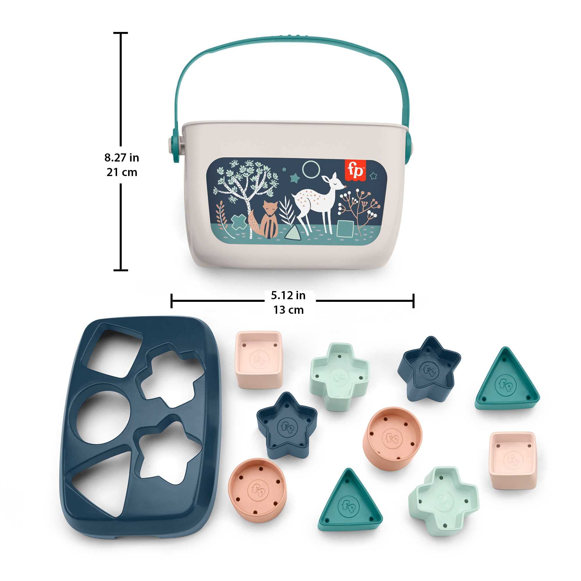 Foto 6 pulgar | Juguete Apilable Fisher-price Baby First Blocks, 10 Formas - Venta Internacional.