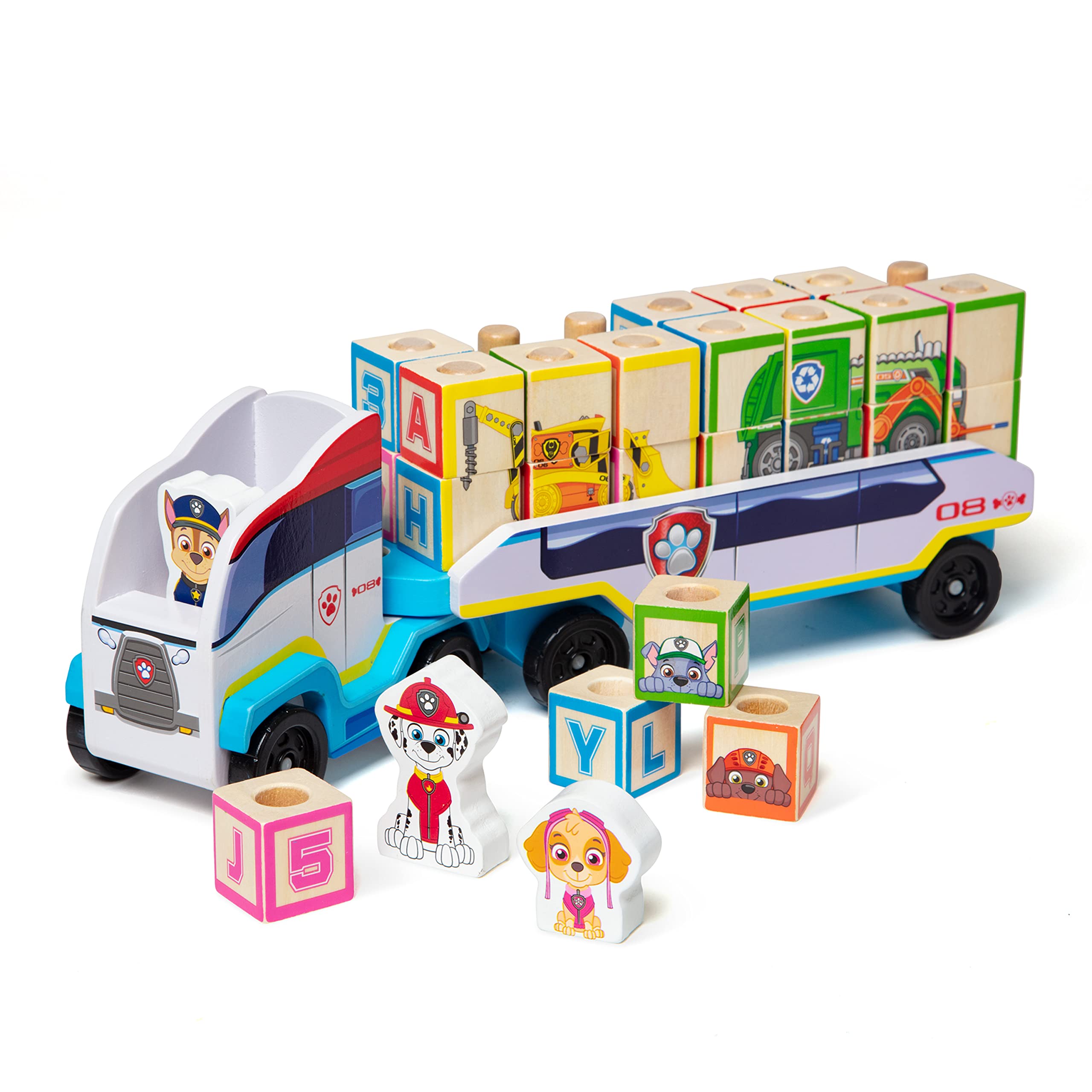 Clasifica Y Apila Toy Melissa & Doug Paw Patrol Abc Truck - Venta Internacional.