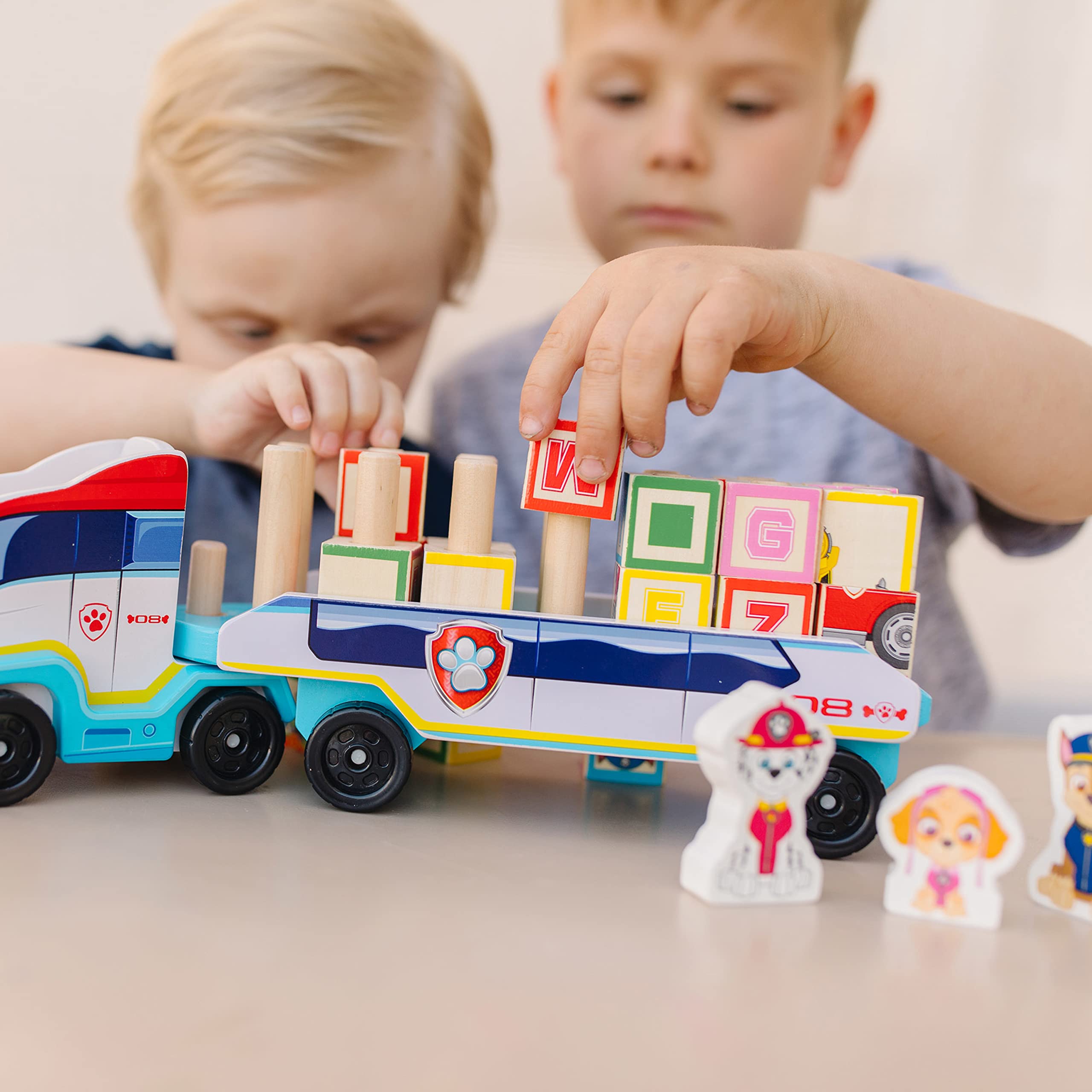 Foto 3 pulgar | Clasifica Y Apila Toy Melissa & Doug Paw Patrol Abc Truck - Venta Internacional.