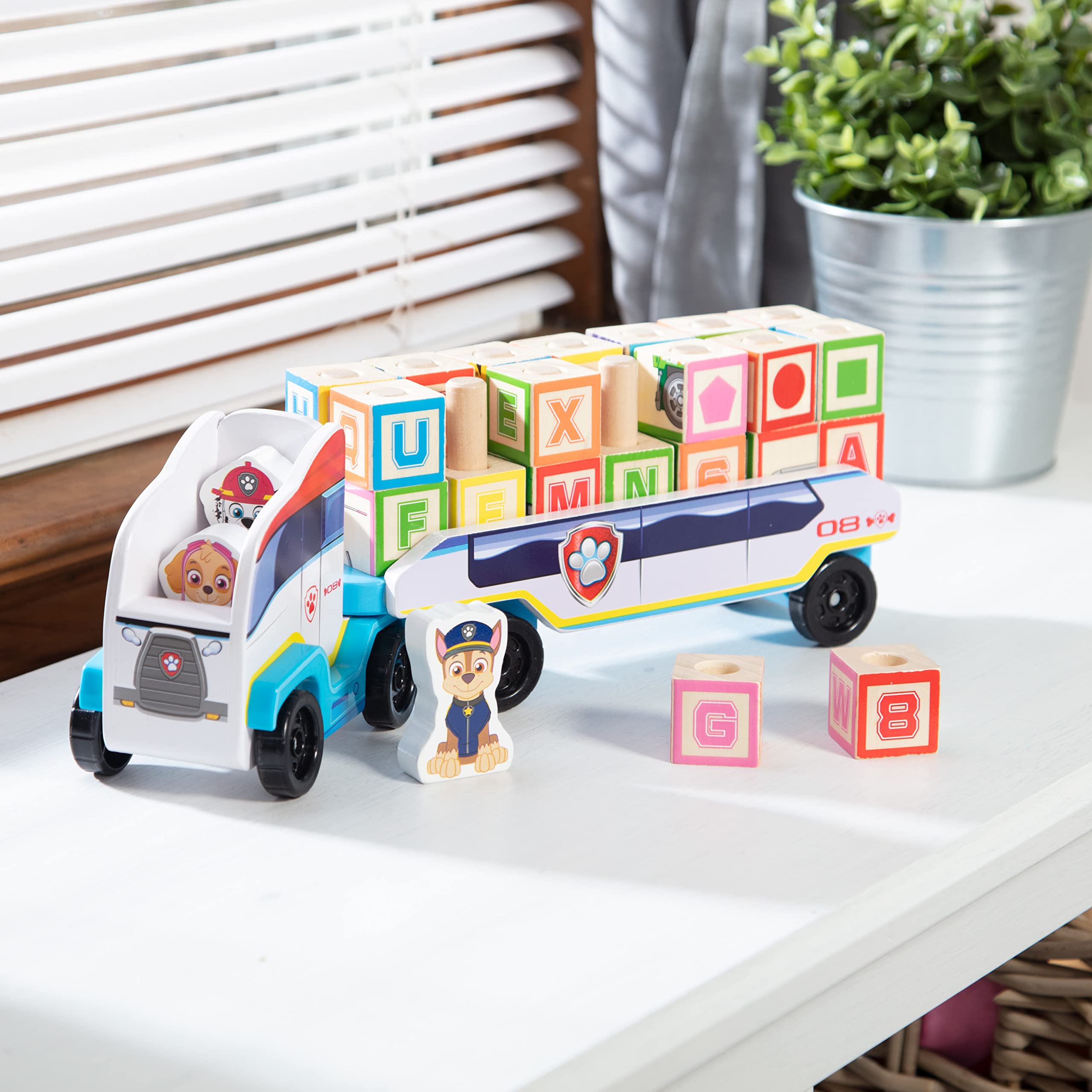 Foto 6 pulgar | Clasifica Y Apila Toy Melissa & Doug Paw Patrol Abc Truck - Venta Internacional.